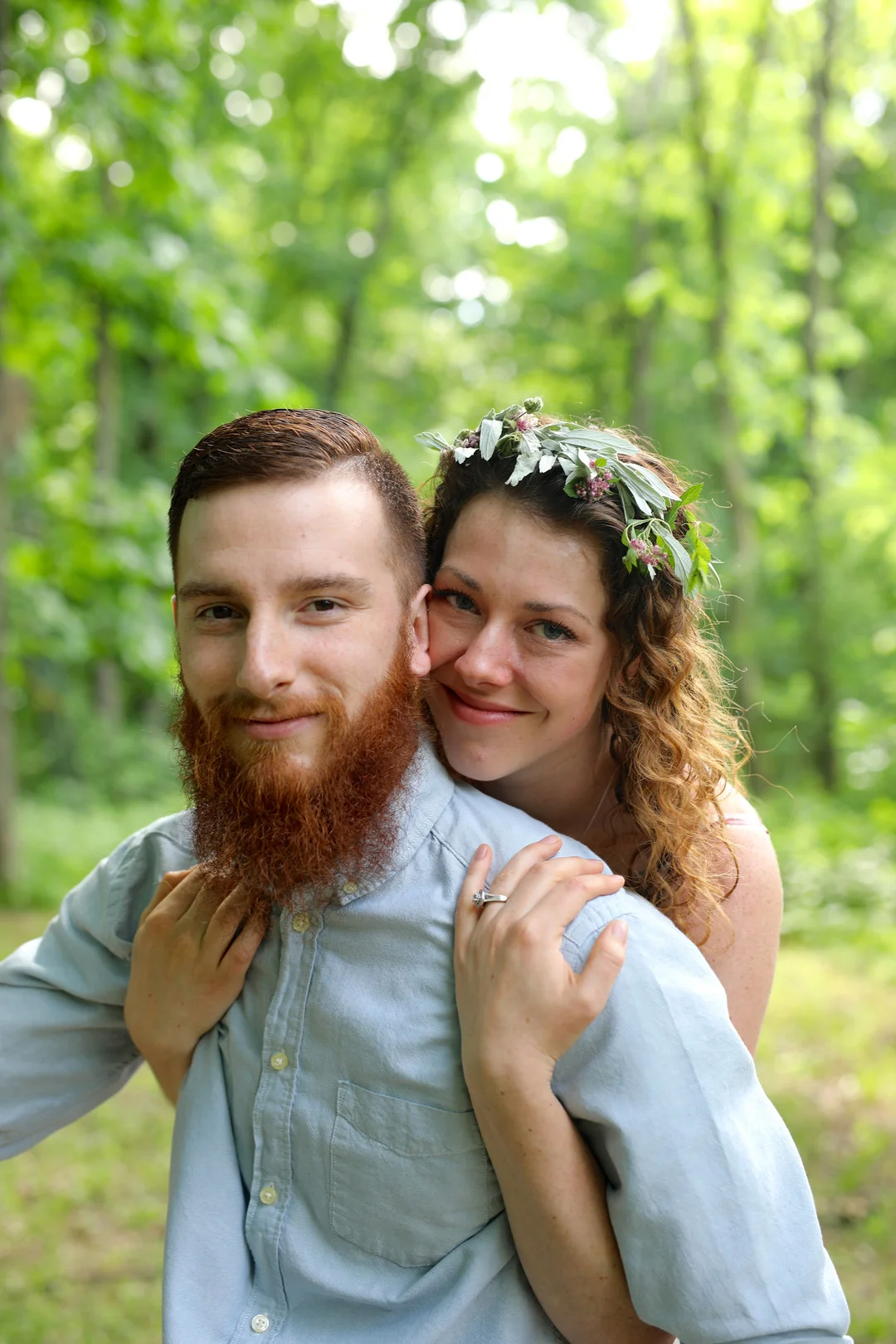Romantic garden engagement session captured by Messy Photography. See more engagement photo ideas at CHItheeWED.com!