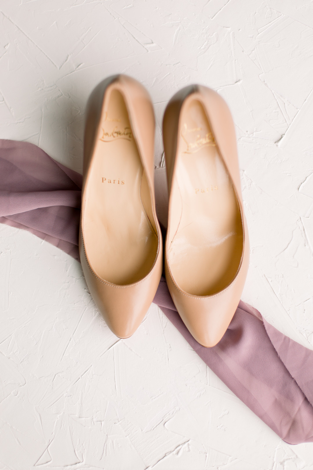 Louboutin wedding shoes: Spring wedding inspiration captured by Nicole Morisco Photography. Find more spring wedding ideas at CHItheeWED.com!