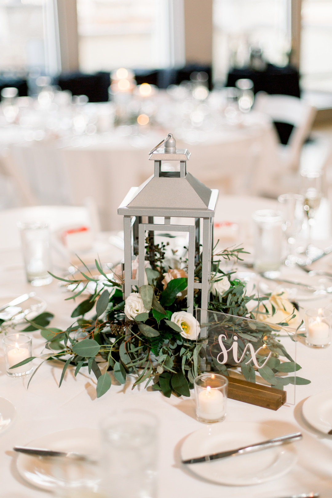 Lantern wedding centerpieces: Spring wedding inspiration captured by Nicole Morisco Photography. Find more spring wedding ideas at CHItheeWED.com!