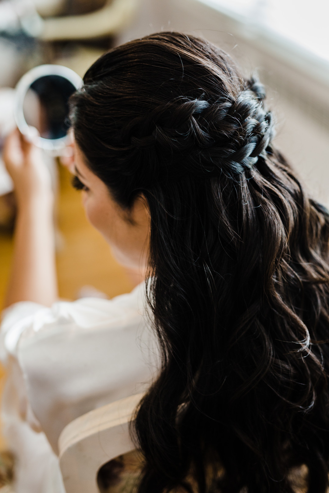 Wedding hair: Danada House Summer Wedding captured by Agnes Rasek Photography. See more summer wedding ideas at CHItheeWED.com!