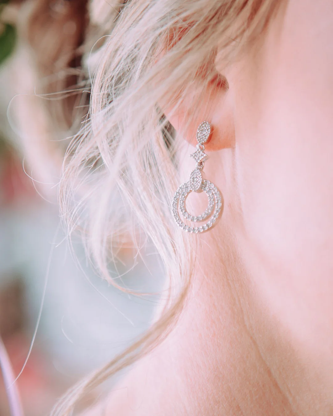 Wedding earrings: Bohemian wedding inspiration captured by Truly Sublime Photography. See more boho wedding ideas on CHItheeWED.com!