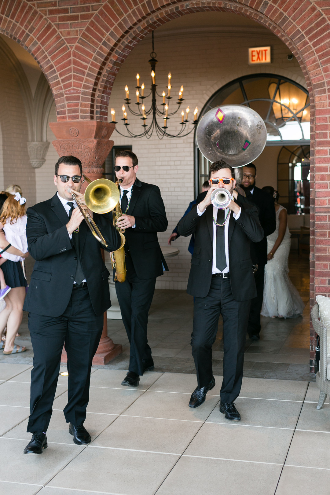 Wedding band: Vibrant and Historic Chicago Wedding with a Second Line Band captured by Emilia Jane Photography. See more unique wedding ideas on CHItheeWED.com!