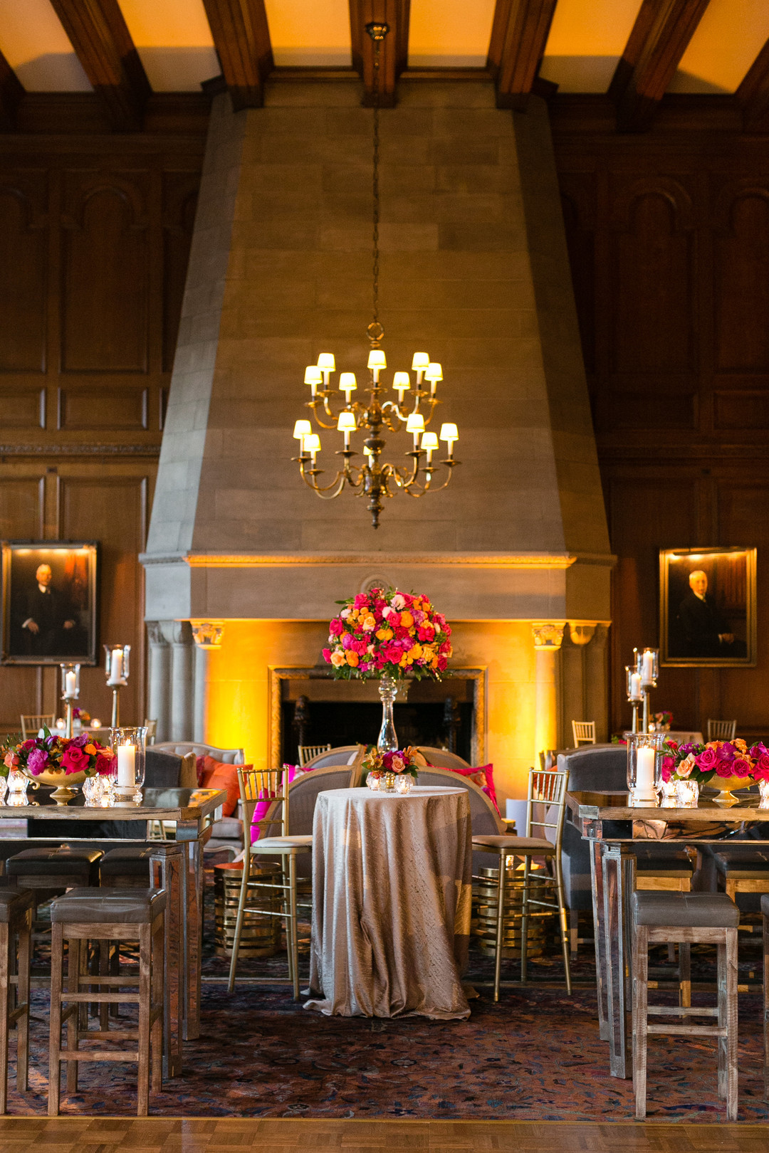 Pink and orange wedding: Vibrant and Historic Chicago Wedding with a Second Line Band captured by Emilia Jane Photography. See more unique wedding ideas on CHItheeWED.com!