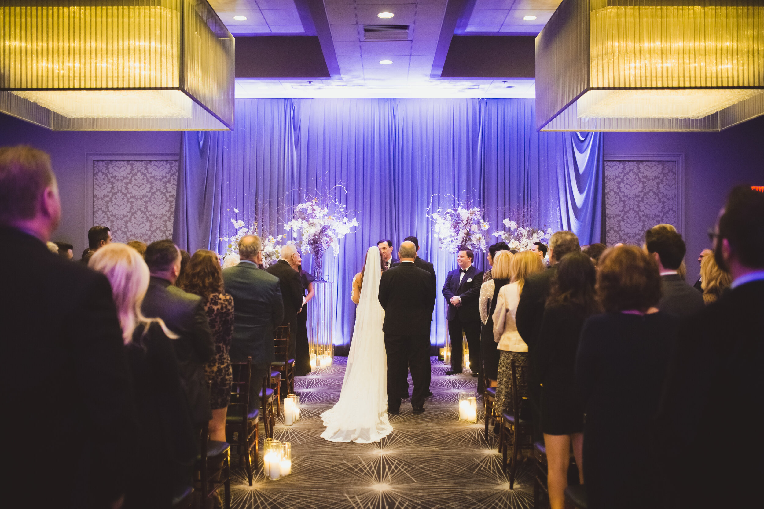 Elegant winter wedding at The Estate by Gene &amp; Georgetti captured by Tim Gunier Photography. See more winter wedding ideas at CHItheeWED.com!