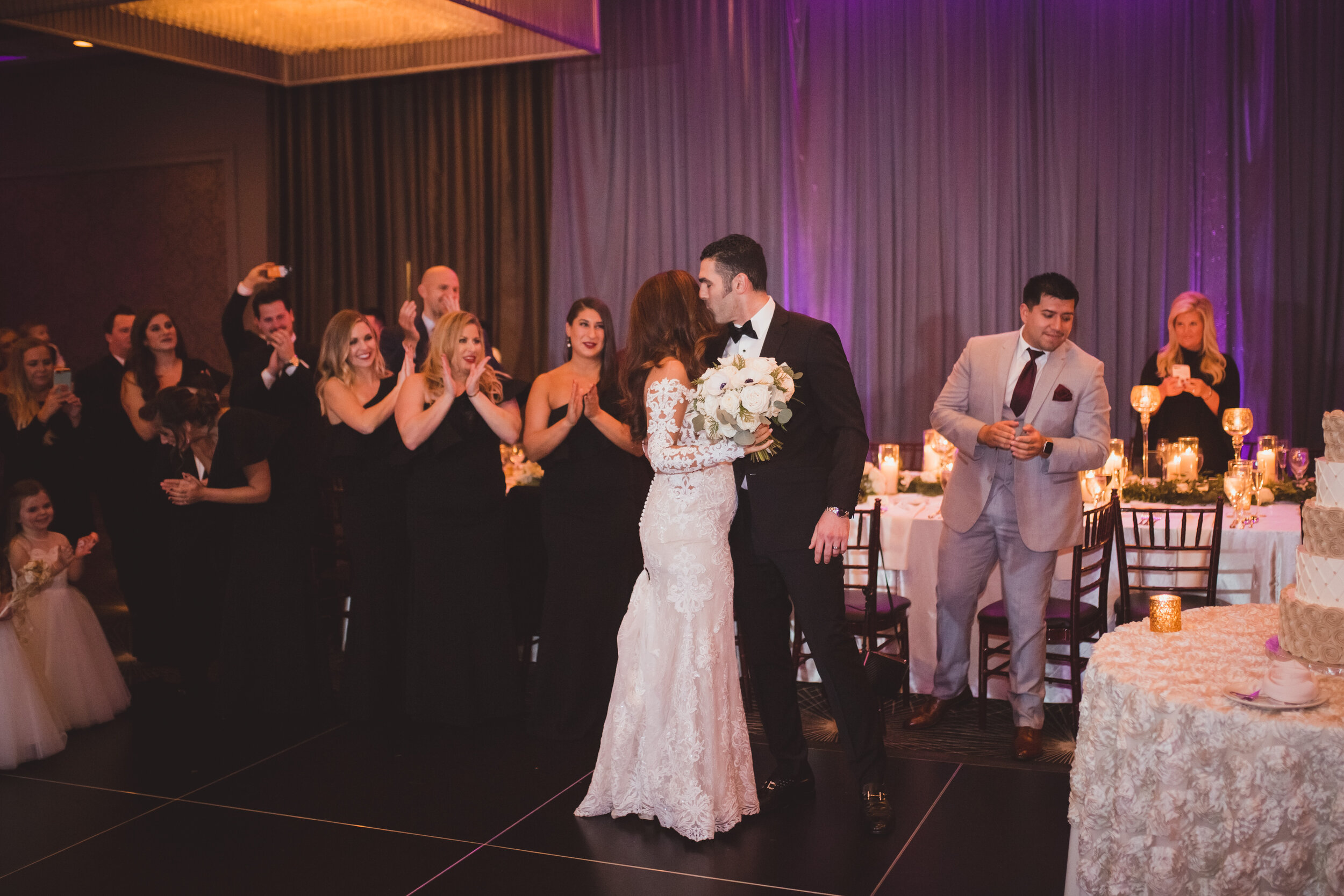Elegant winter wedding at The Estate by Gene &amp; Georgetti captured by Tim Gunier Photography. See more winter wedding ideas at CHItheeWED.com!