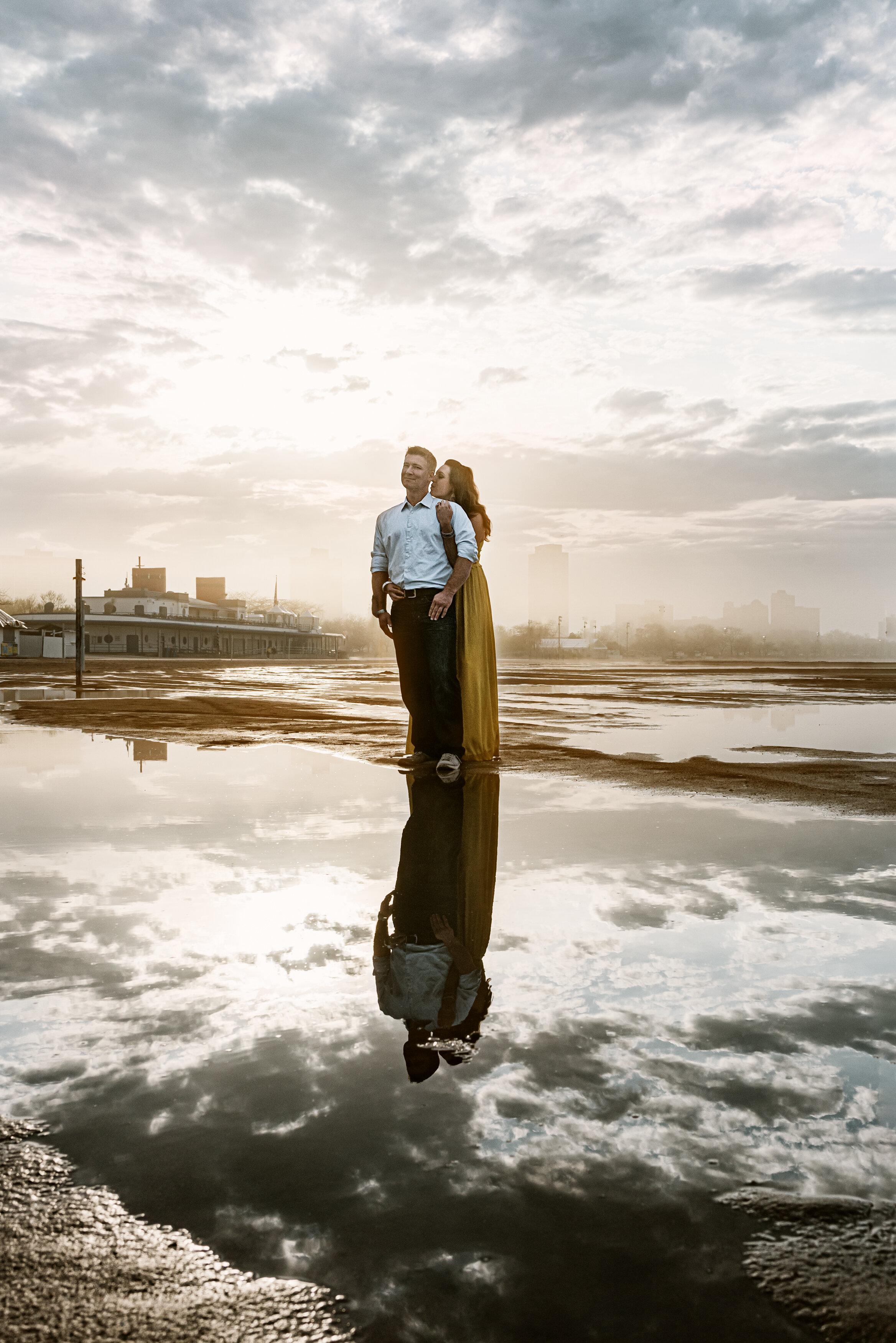 Stunning North Ave Beach Chicago Engagement Session captured by Victoria McDonald Photography. See more engagement photo ideas on CHItheeWED.com!