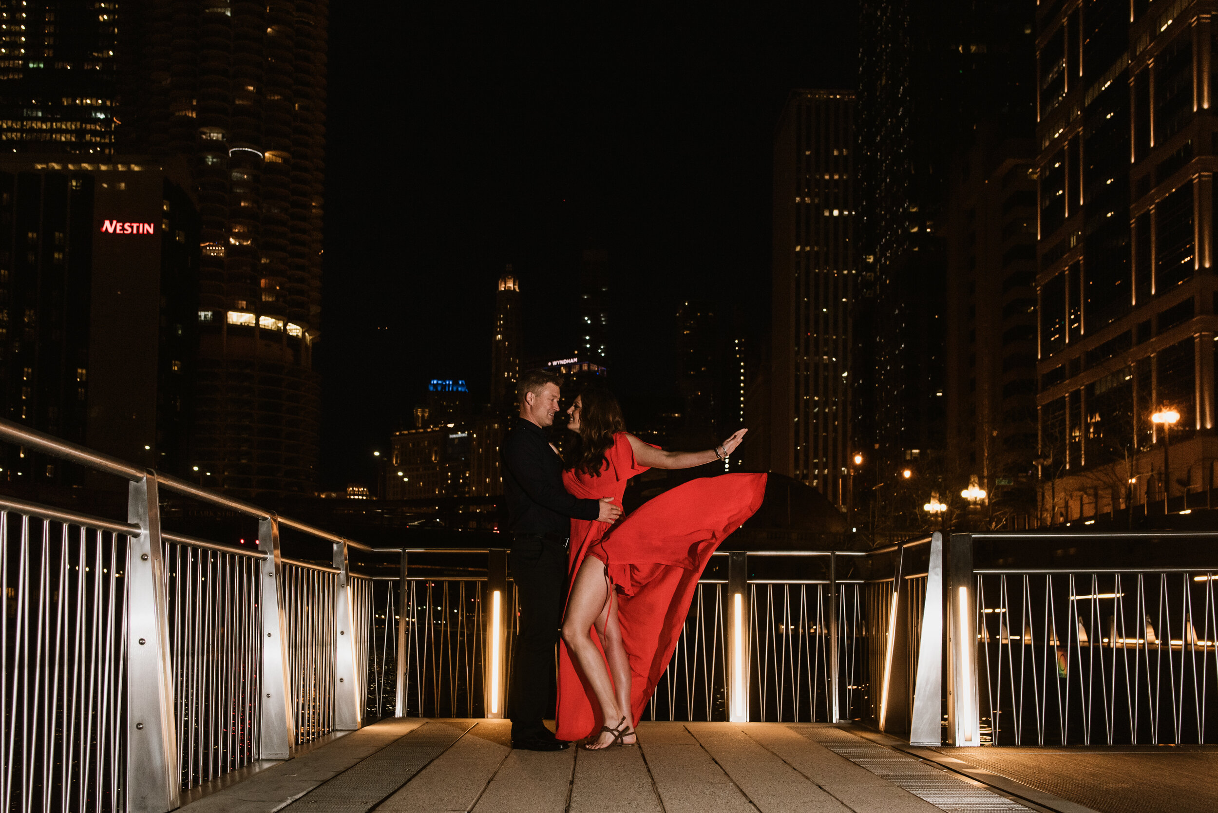 Stunning North Ave Beach Chicago Engagement Session captured by Victoria McDonald Photography. See more engagement photo ideas on CHItheeWED.com!