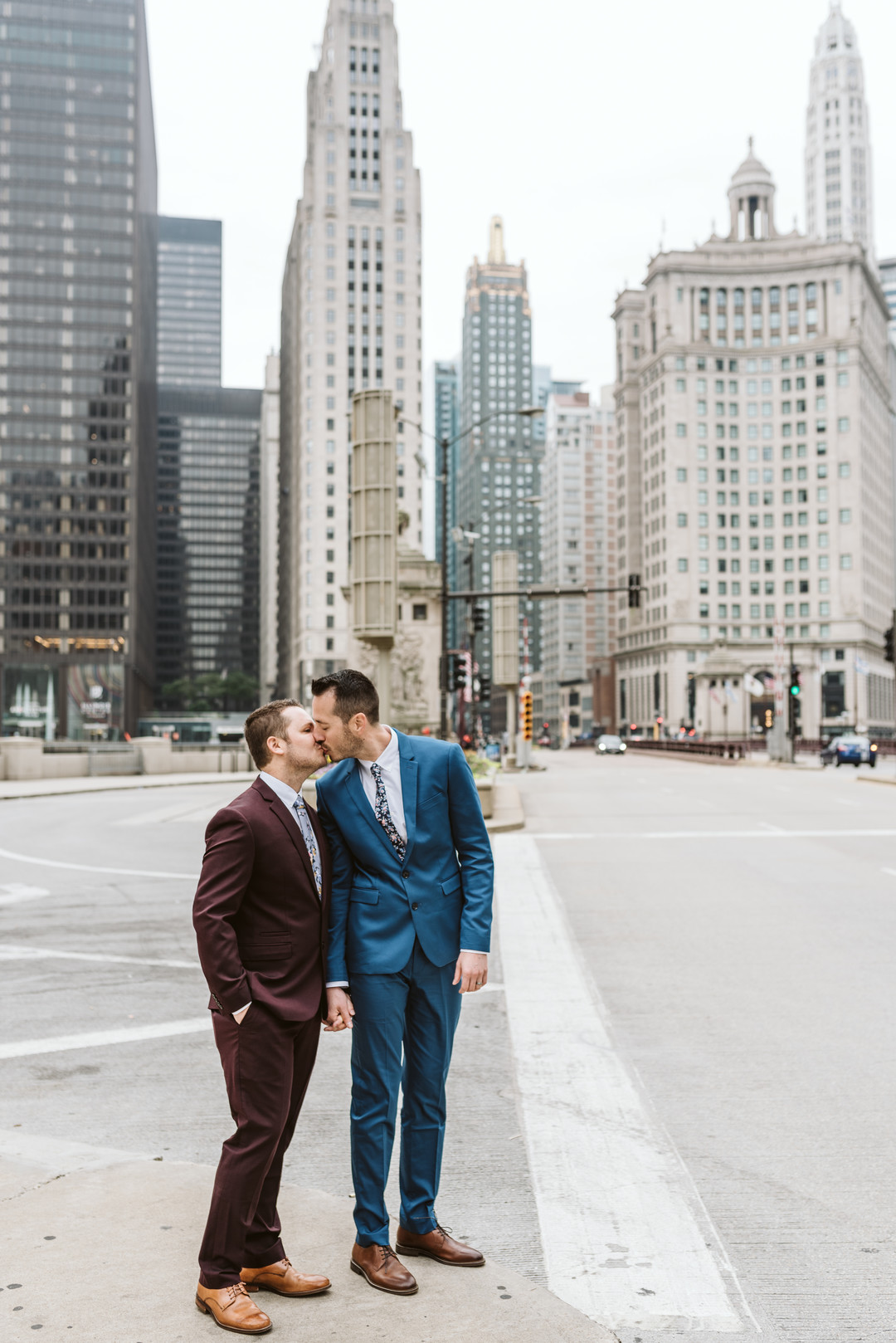Stylish Downtown Chicago Engagement captured by Gavyn Taylor Photo. See more engagement photo ideas on CHItheeWED.com!
