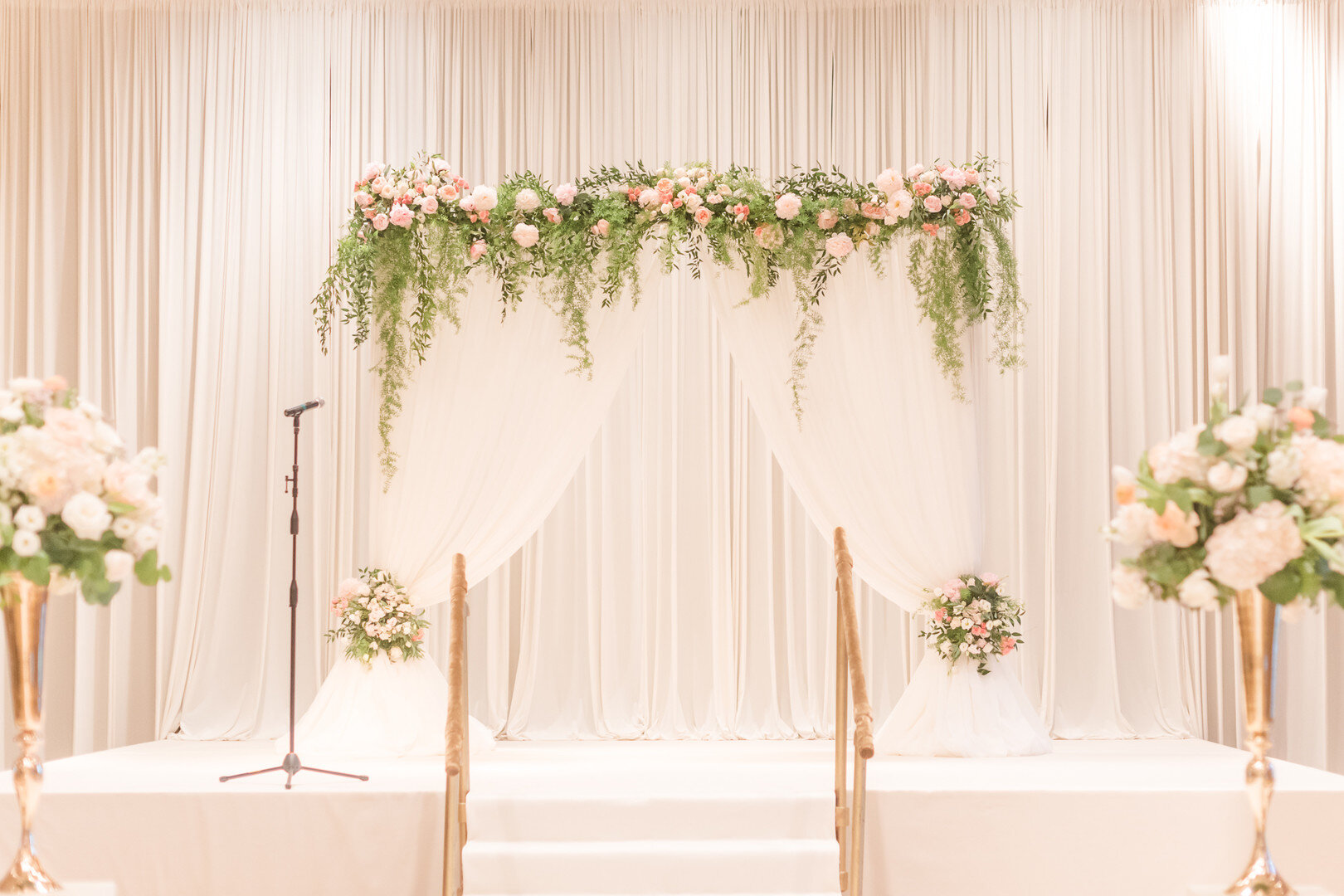 Classic and elegant ballroom wedding captured by Rakoteet Photography. See more ballroom wedding ideas at CHItheeWED.com!