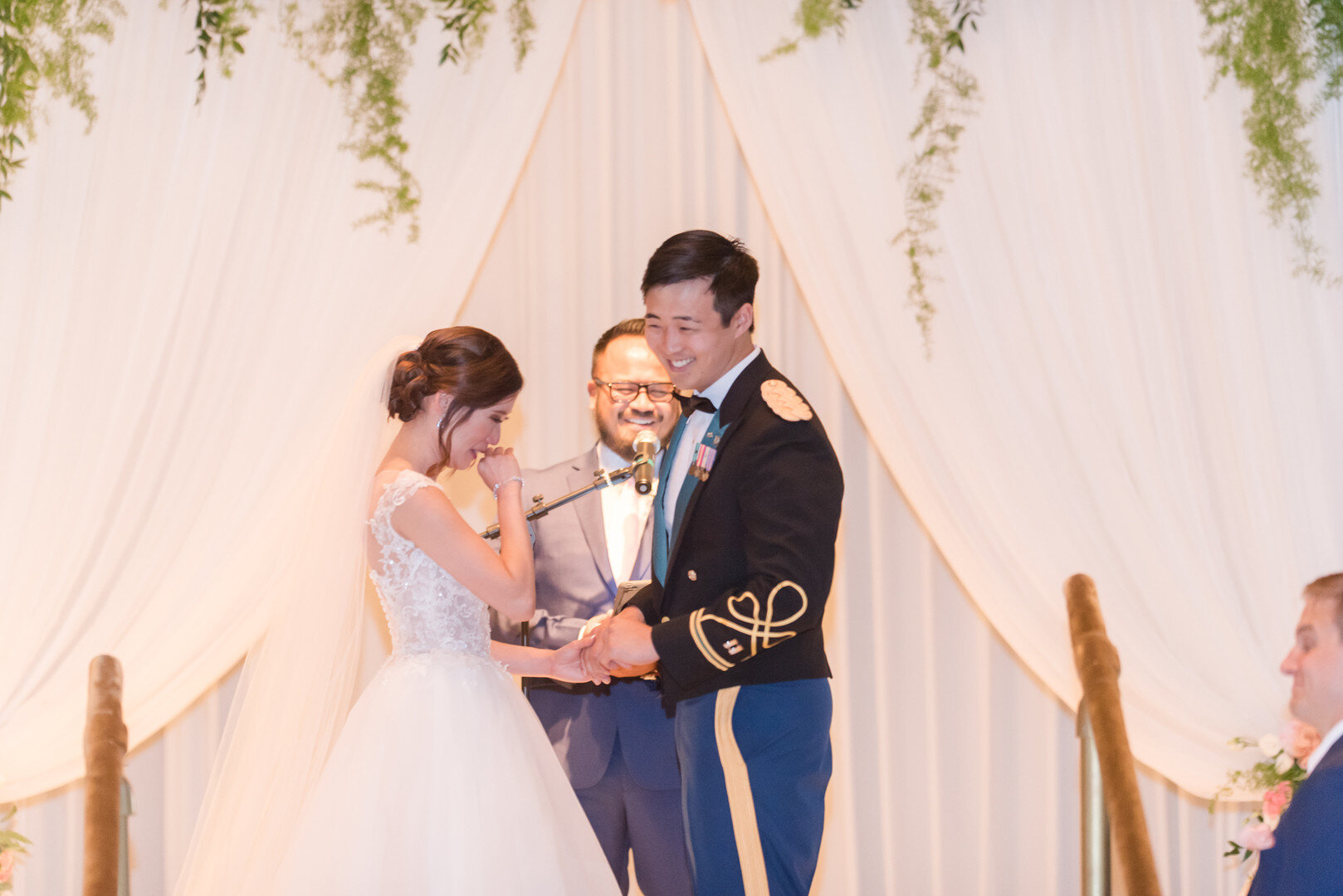 Classic and elegant ballroom wedding captured by Rakoteet Photography. See more ballroom wedding ideas at CHItheeWED.com!