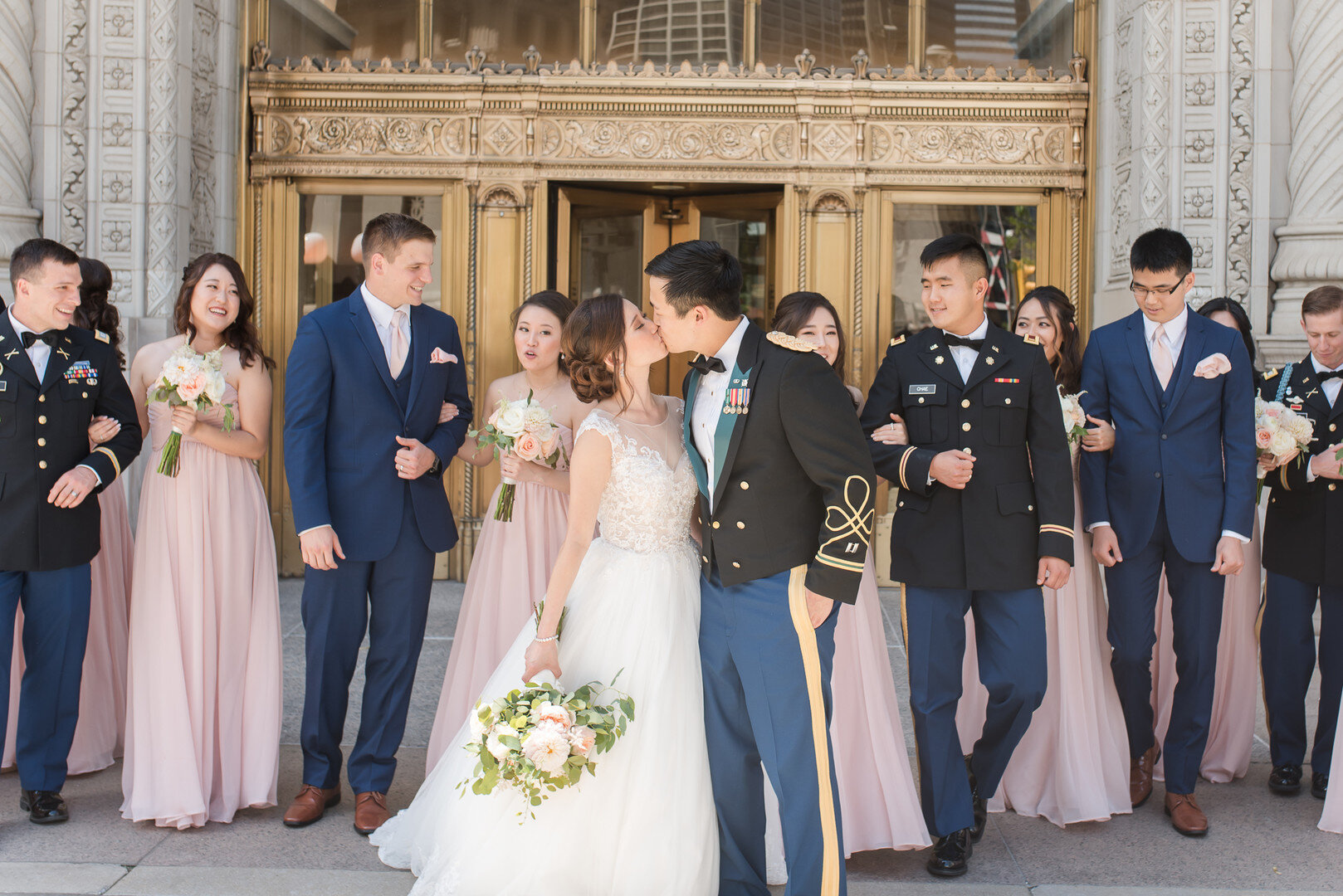 Classic and elegant ballroom wedding captured by Rakoteet Photography. See more ballroom wedding ideas at CHItheeWED.com!