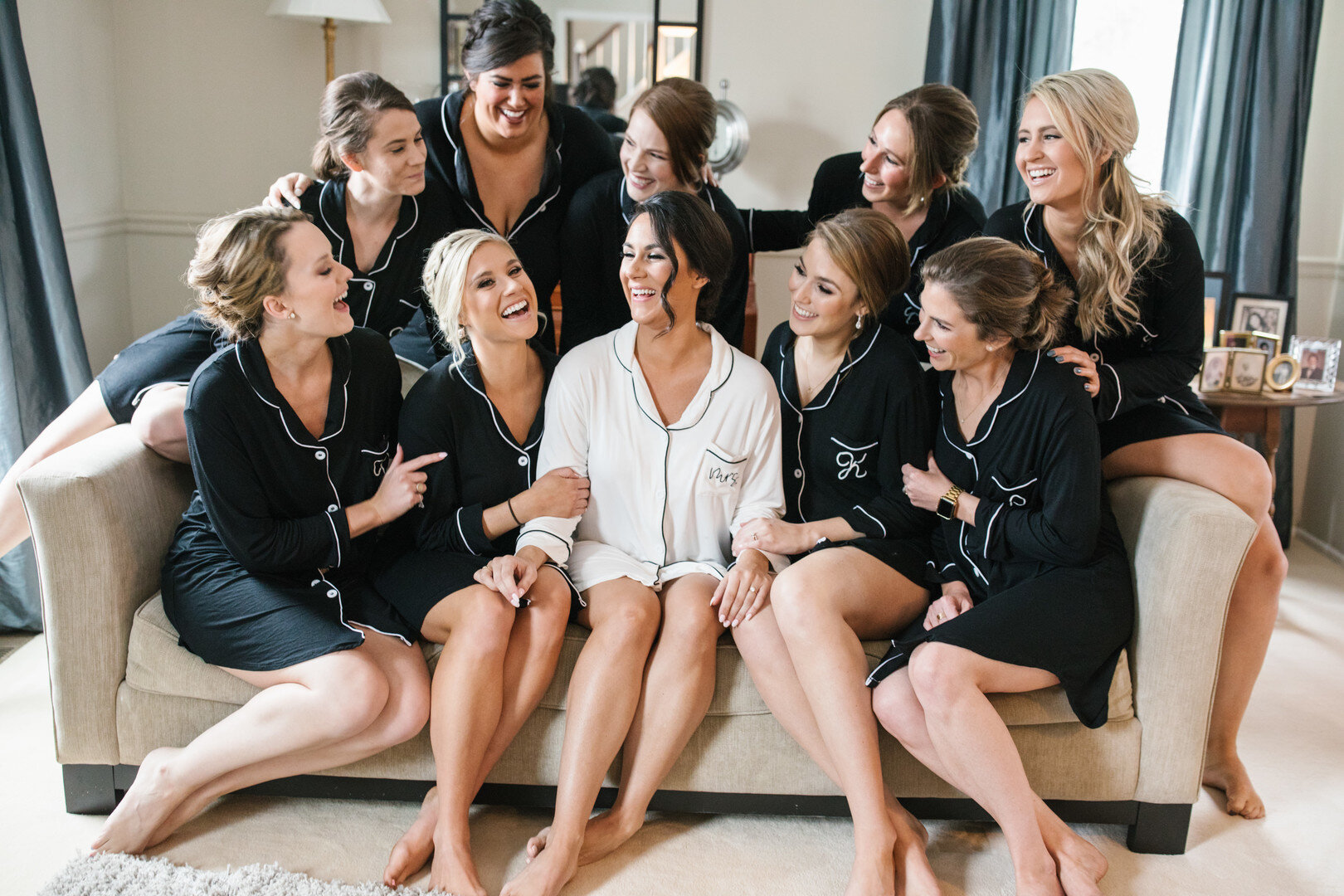 Bridal party photos: Chicago spring wedding captured by Hannah Rose Gray Photography. See more timeless wedding ideas on CHItheeWED.com!