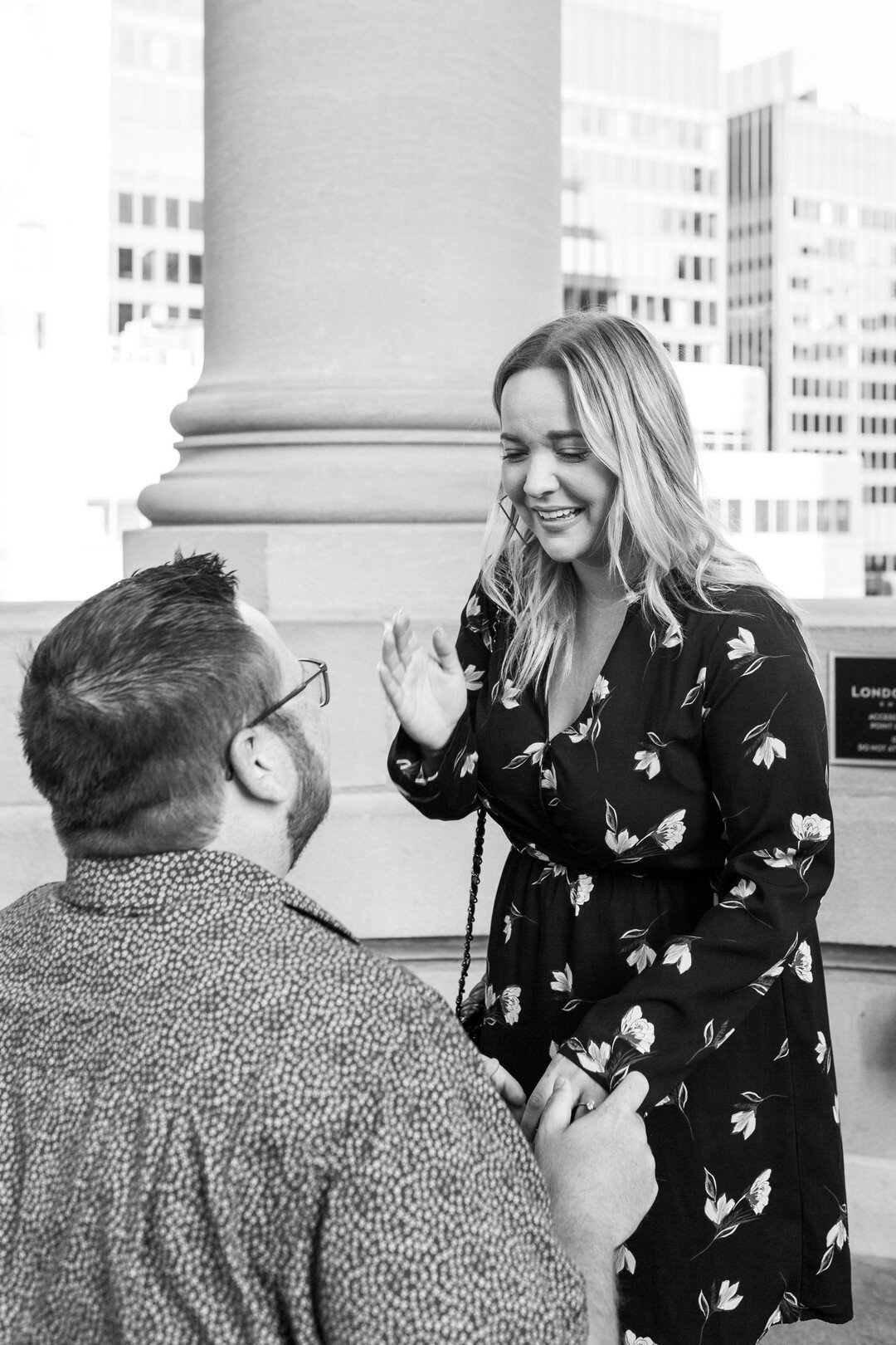 LondonHouse Chicago Proposal captured by Emma Belen Photography. Find more wedding proposal ideas on CHItheeWED.com!
