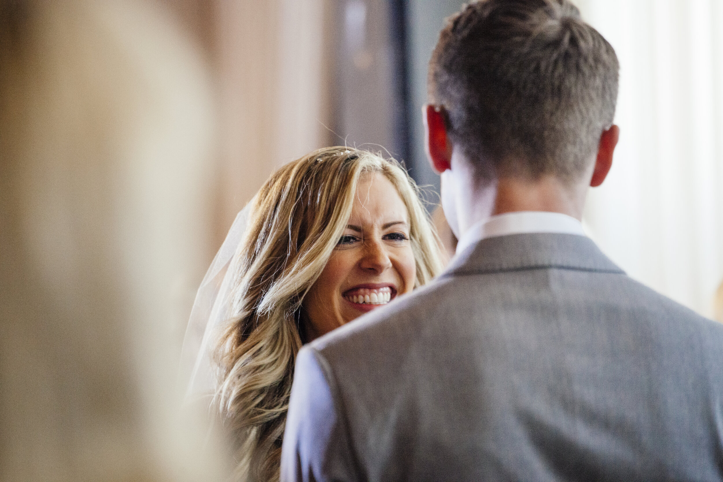 Colorful Chicago loft wedding captured by I Luv Photo. See more loft wedding ideas featured on CHItheeWED.com!