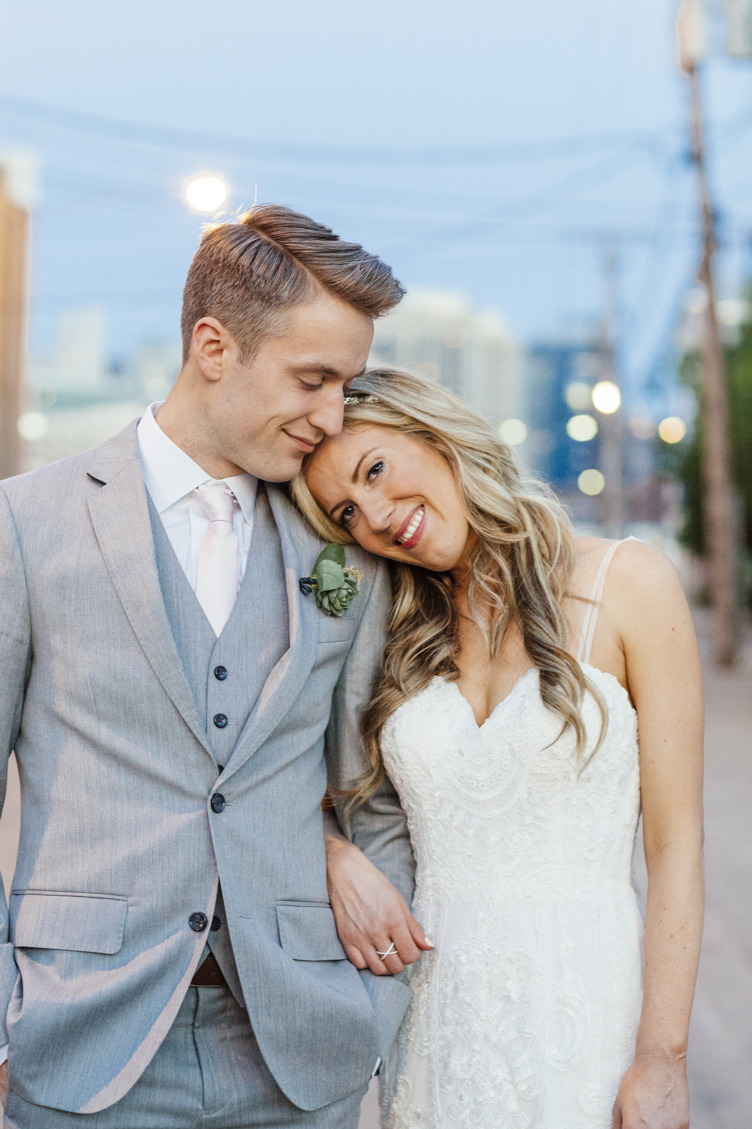 Colorful Chicago loft wedding captured by I Luv Photo. See more loft wedding ideas featured on CHItheeWED.com!