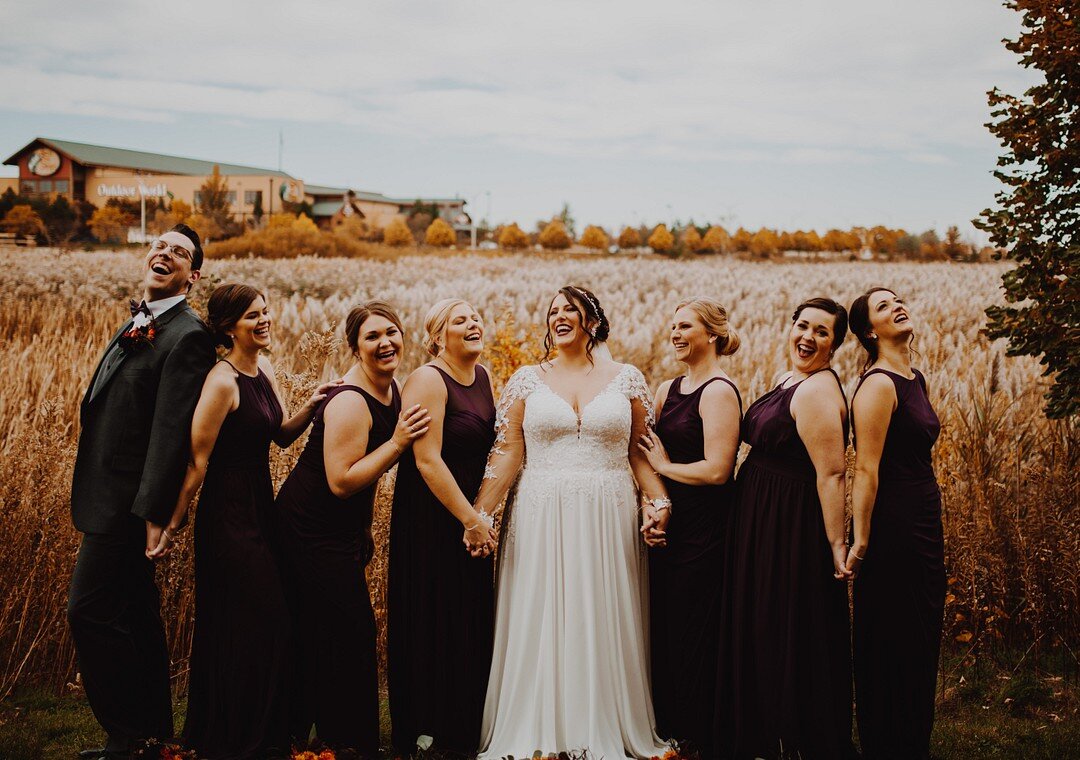 Spooky Fall Chicago Wedding captured by Savannah Linn Photography. See more fall wedding ideas on CHItheeWED.com!