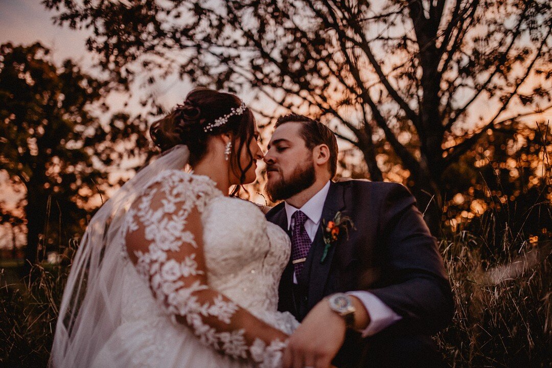 Spooky Fall Chicago Wedding captured by Savannah Linn Photography. See more fall wedding ideas on CHItheeWED.com!