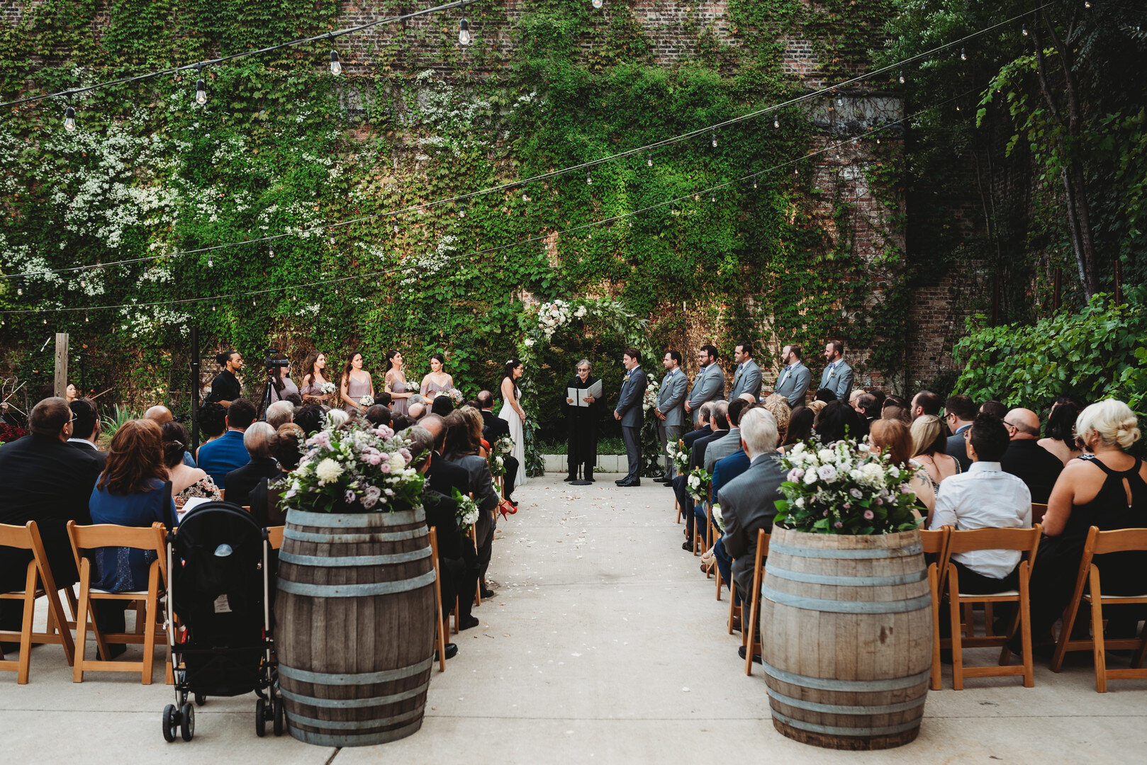 Rustic City Winery Wedding captured by Lisa Kay Creative Photography featured on CHI thee WED!