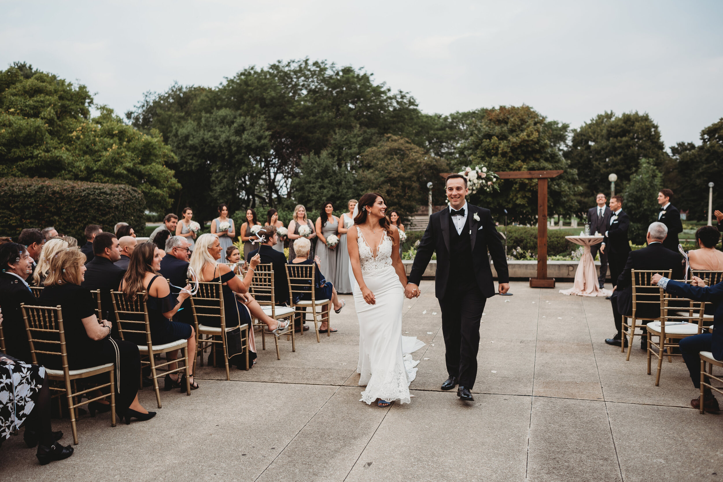 Modern Chic Chicago History Museum Wedding captured by Girl with the Tattoos. See more wedding ideas at CHItheeWED.com!