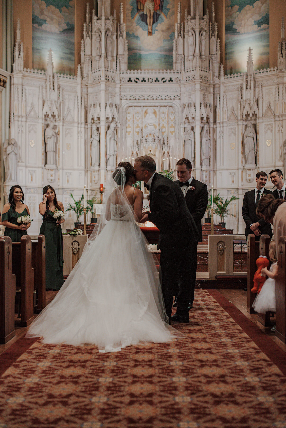 Modern wedding celebration captured by Christian Sampson. Visit CHItheeWED.com for more wedding inspiration!