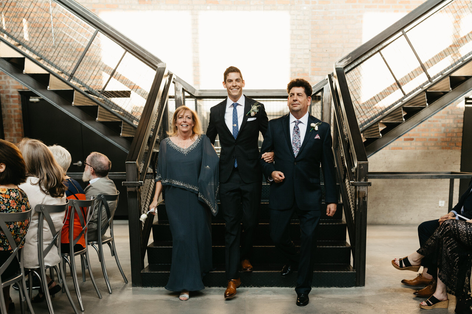 Fairlie Industrial Chicago Wedding captured by We Are The Bowsers. See more wedding inspiration at CHItheeWED.com!