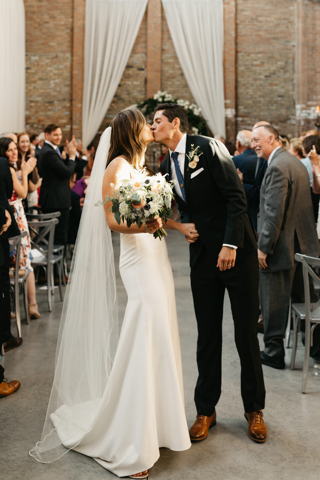 Fairlie Industrial Chicago Wedding captured by We Are The Bowsers. See more wedding inspiration at CHItheeWED.com!