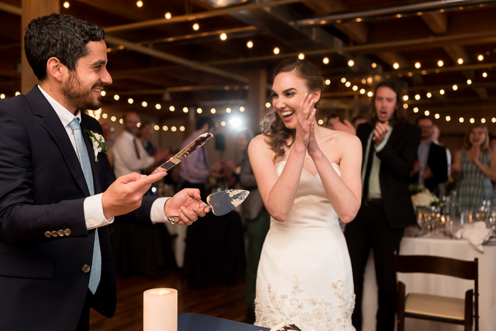 Lacuna Lofts Modern Day Jewish Wedding captured by Ashley Hamm Photography. See more modern wedding ideas at CHItheeWED.com!