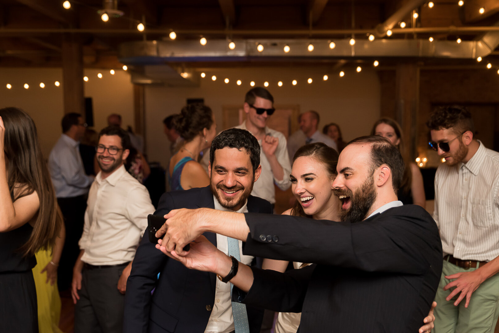 Lacuna Lofts Modern Day Jewish Wedding captured by Ashley Hamm Photography. See more modern wedding ideas at CHItheeWED.com!