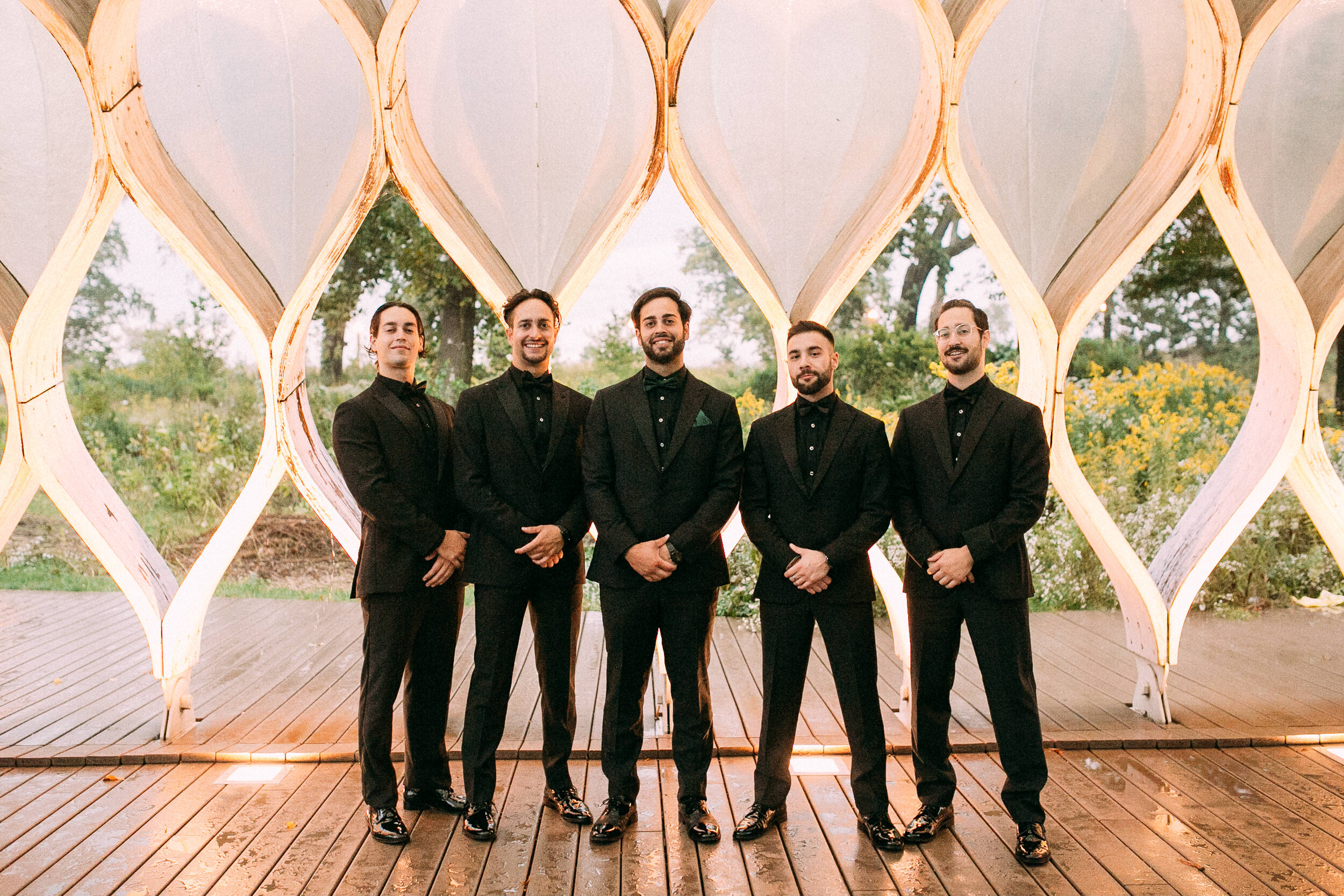 Groomsmen wedding photography: Modern Chicago wedding at Ovation captured by This Is Feeling Photography. Find more Chicago wedding inspiration at CHItheeWED.com!
