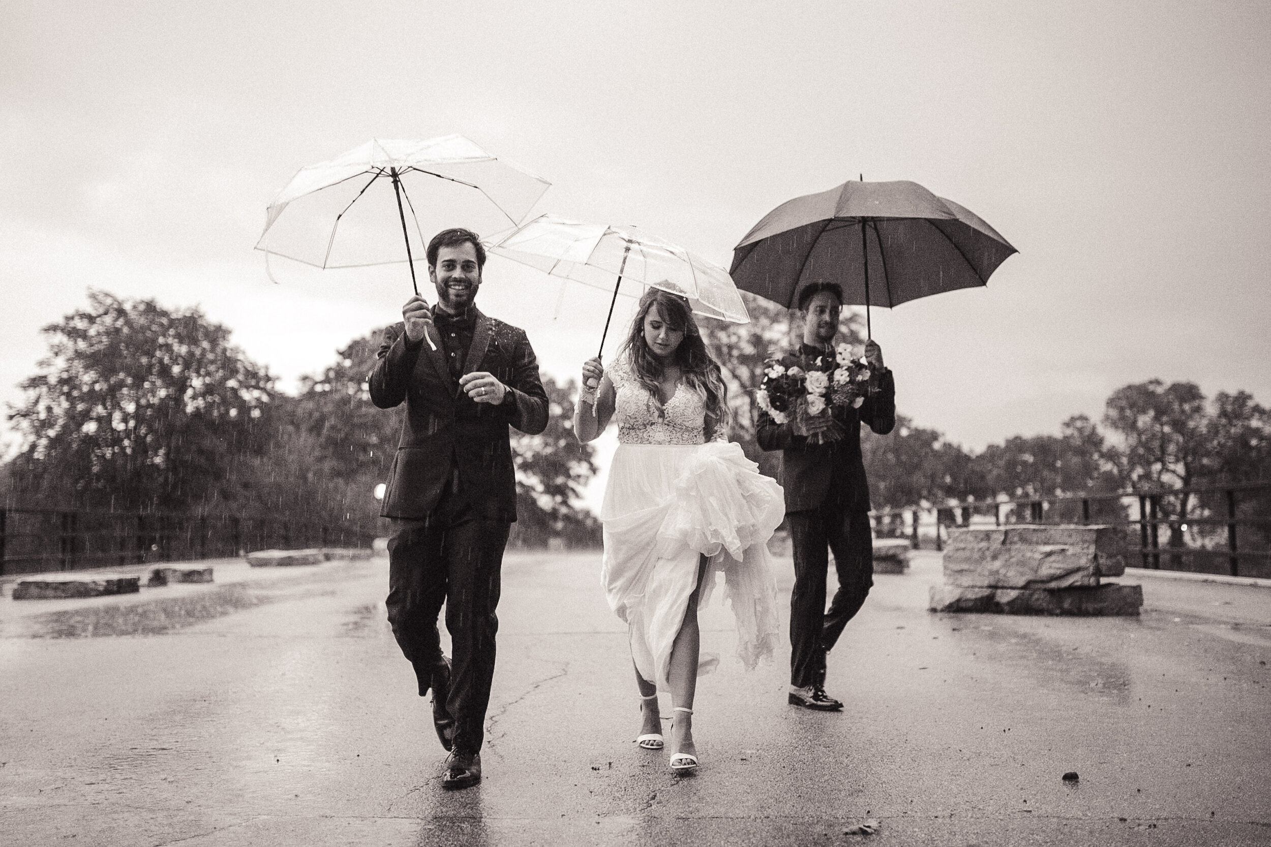 Rainy Day Wedding Photos: Modern Chicago wedding at Ovation captured by This Is Feeling Photography. Find more Chicago wedding inspiration at CHItheeWED.com!
