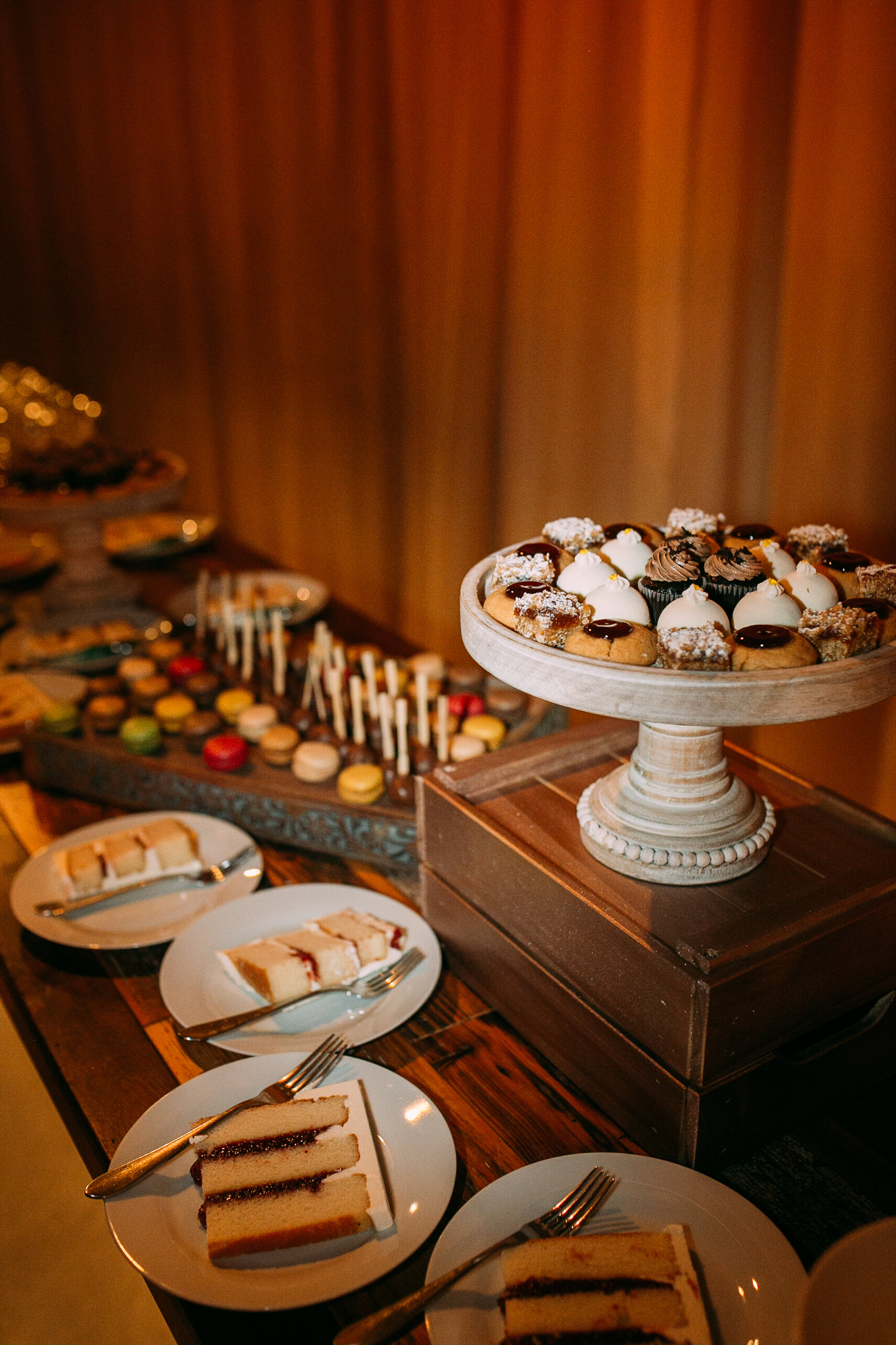 Wedding dessert table display: Modern Chicago wedding at Ovation captured by This Is Feeling Photography. Find more Chicago wedding inspiration at CHItheeWED.com!