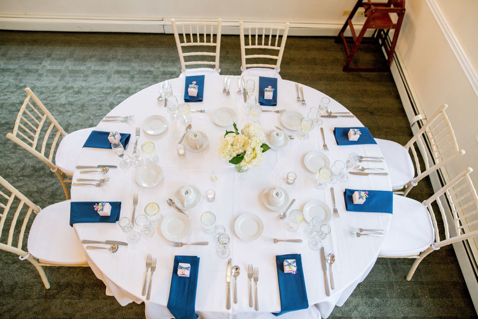 Wedding Table Decor Ideas: Romantic Ruffled Feathers Golf Club captured by OKBritKnee, INC. See more wedding inspiration at CHItheeWED.com!