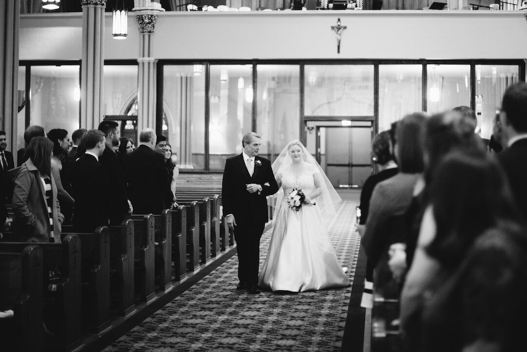 Classic Chicago Winter Wedding captured by Zach Caddy featured on CHI thee WED. See more winter wedding ideas at CHItheeWED.com!