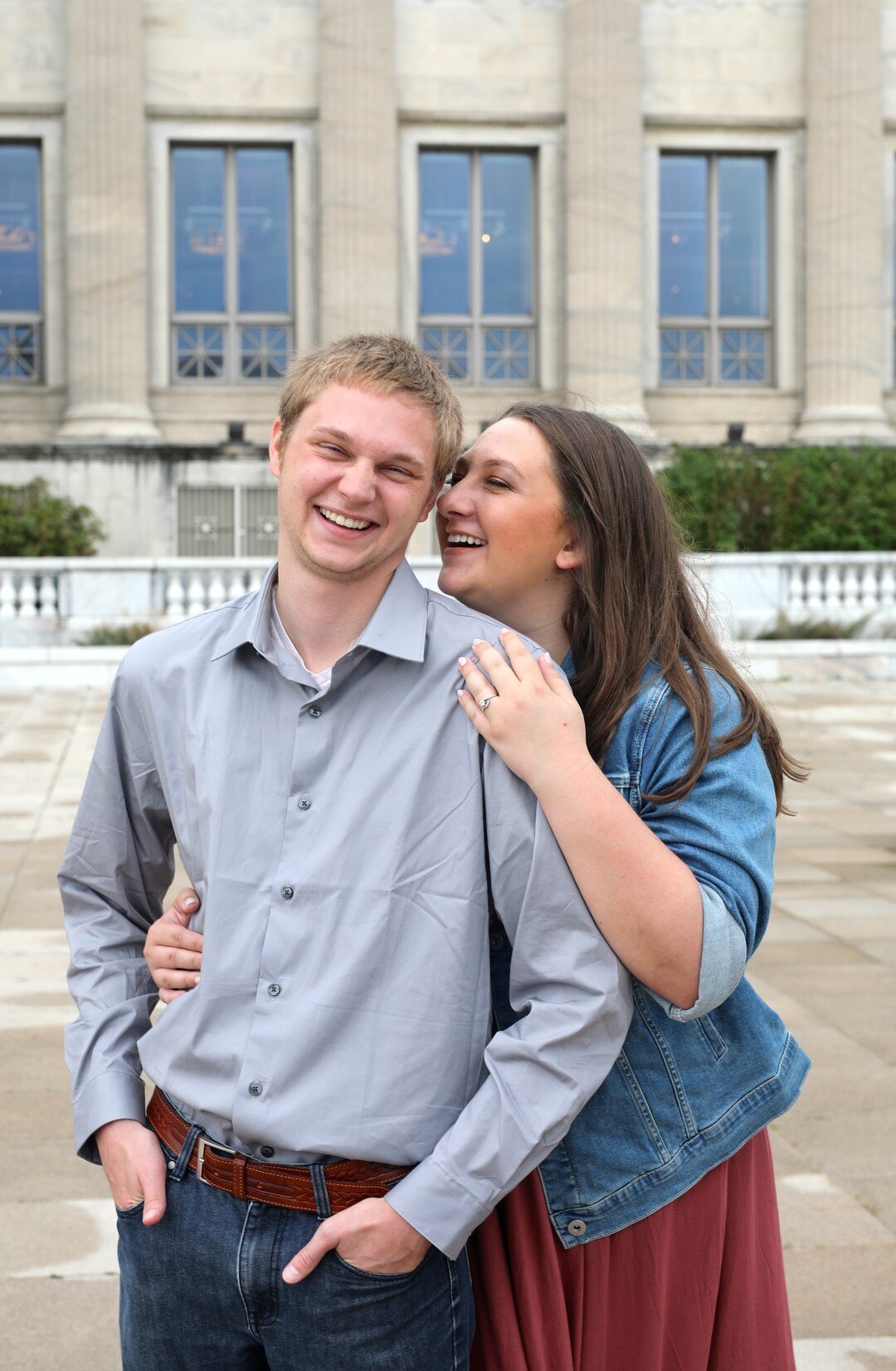 Casual Downtown Chicago Engagement Session captured by Messy Photography. See more engagement photo ideas at CHItheeWED.com!