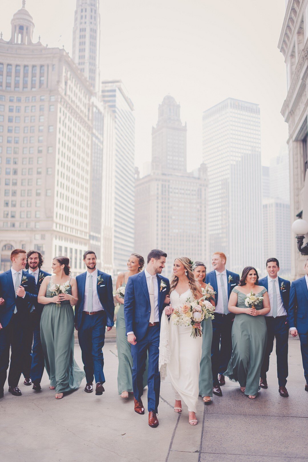 Summer Greenhouse Loft Wedding Day in Chicago captured by Kara Evans Photographer. See more summer Chicago wedding ideas on CHItheeWED.com!