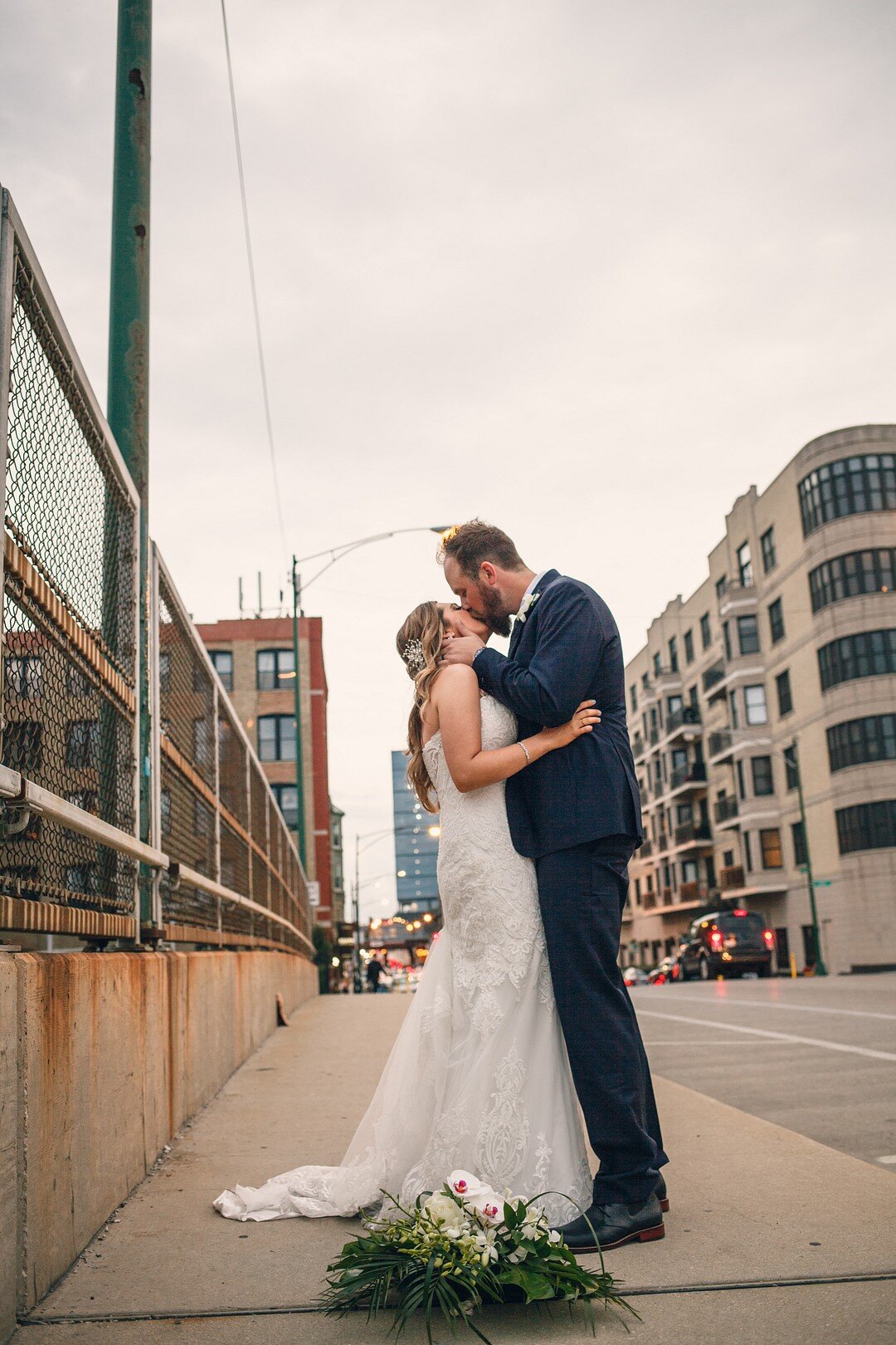 Chic Elemental Chicago Wedding captured by Cinder and Vin Photography. See more unique wedding ideas at CHItheeWED.com!