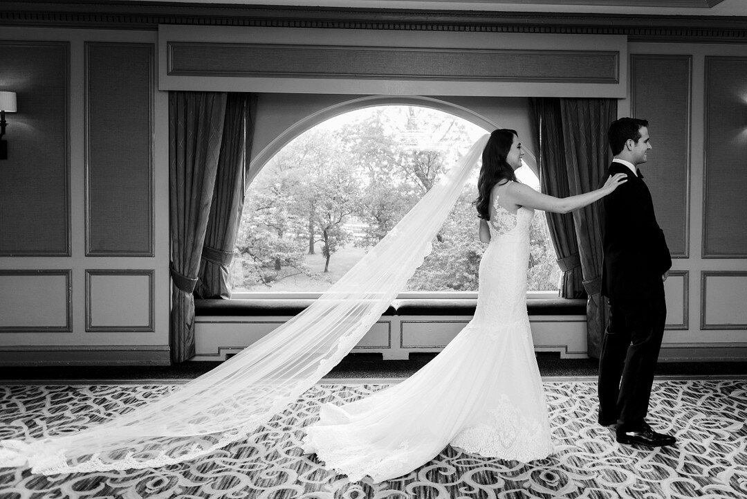 Classic and Romantic Chicago Wedding at The Drake Hotel captured by Julia Franzosa Photography. See wedding planning ideas at CHItheeWED.com!