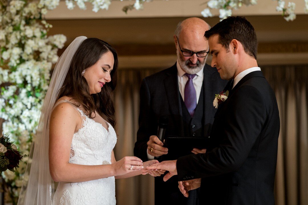 Classic and Romantic Chicago Wedding at The Drake Hotel captured by Julia Franzosa Photography. See wedding planning ideas at CHItheeWED.com!