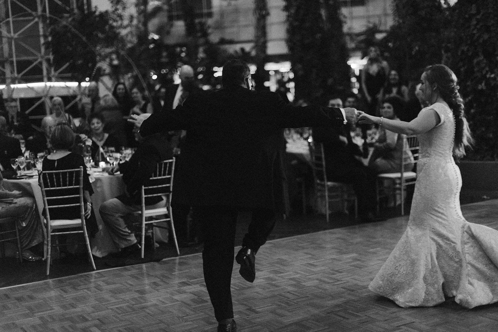 Stylish Crystal Ballroom Wedding captured by Steph Masat Photography on CHI thee WED