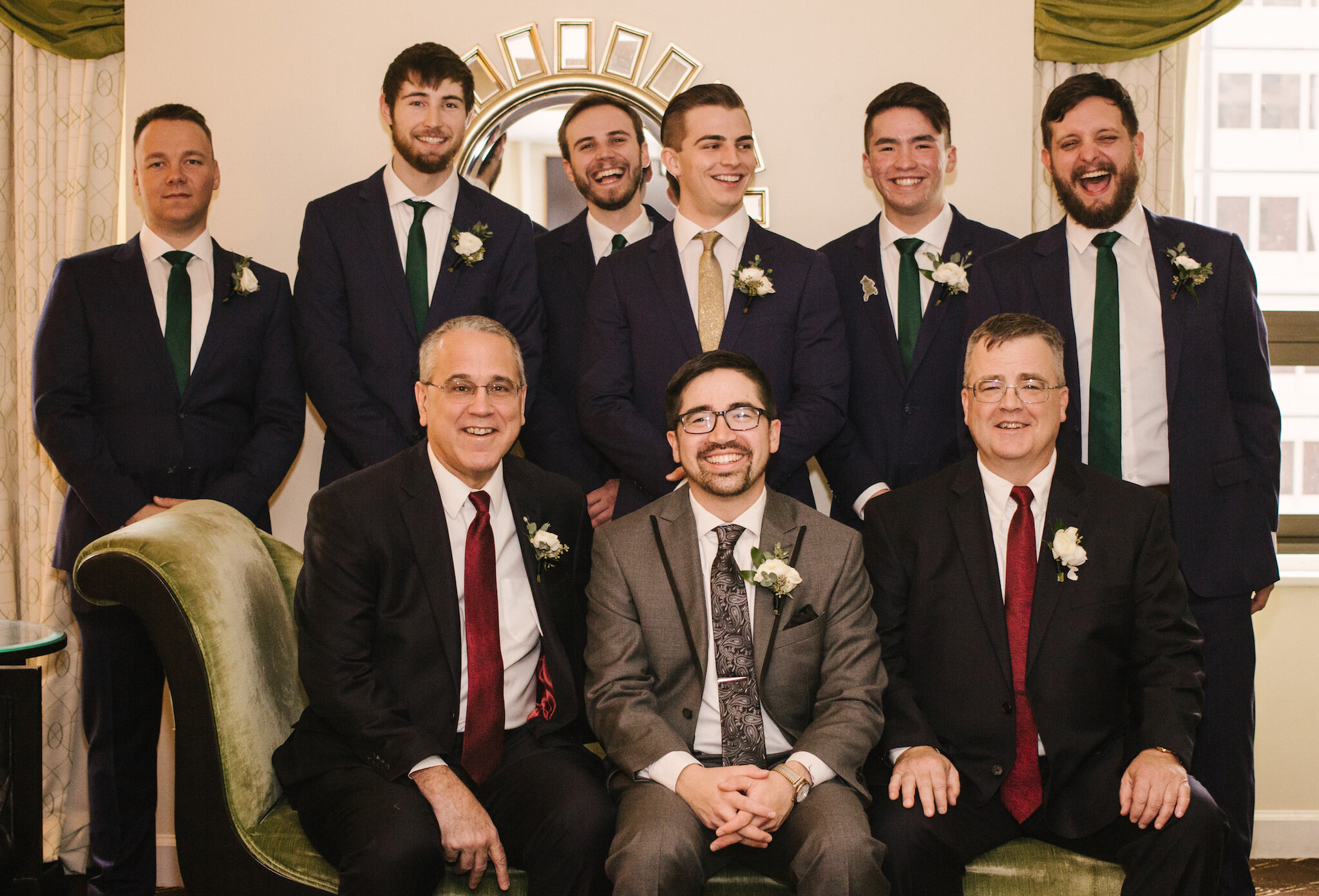 Groom and groomsmen attire: Elegant Jewel-Toned Wedding captured by Dorey Kronick featured on CHI thee WED