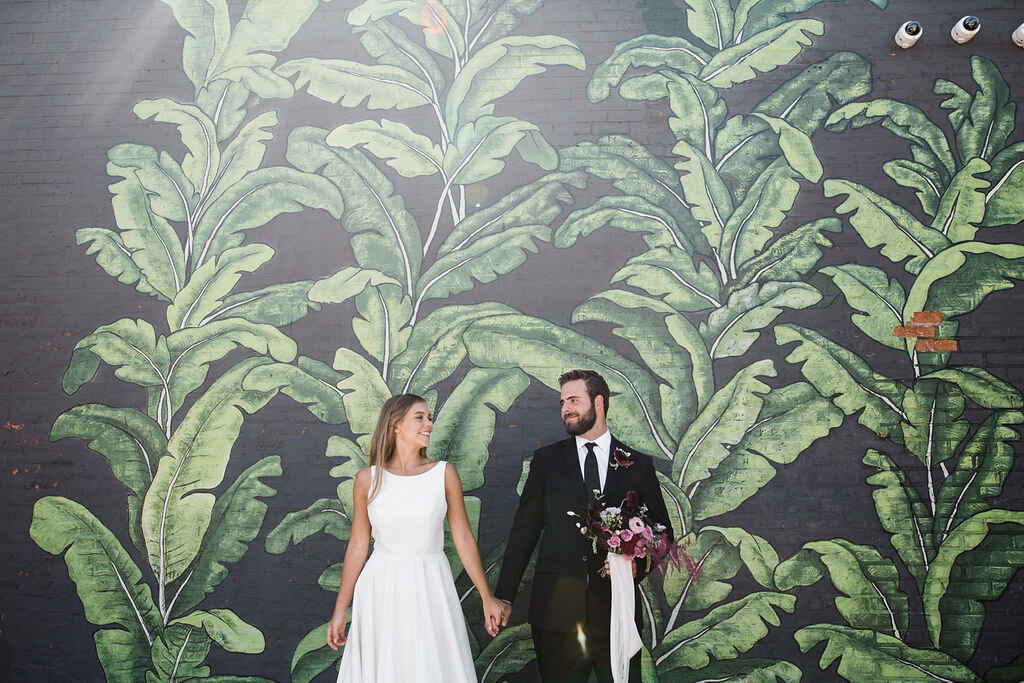 Pretty Plum &amp; Modern Elements Wedding Inspiration captured by Hazel + Skye featured on CHI thee WED