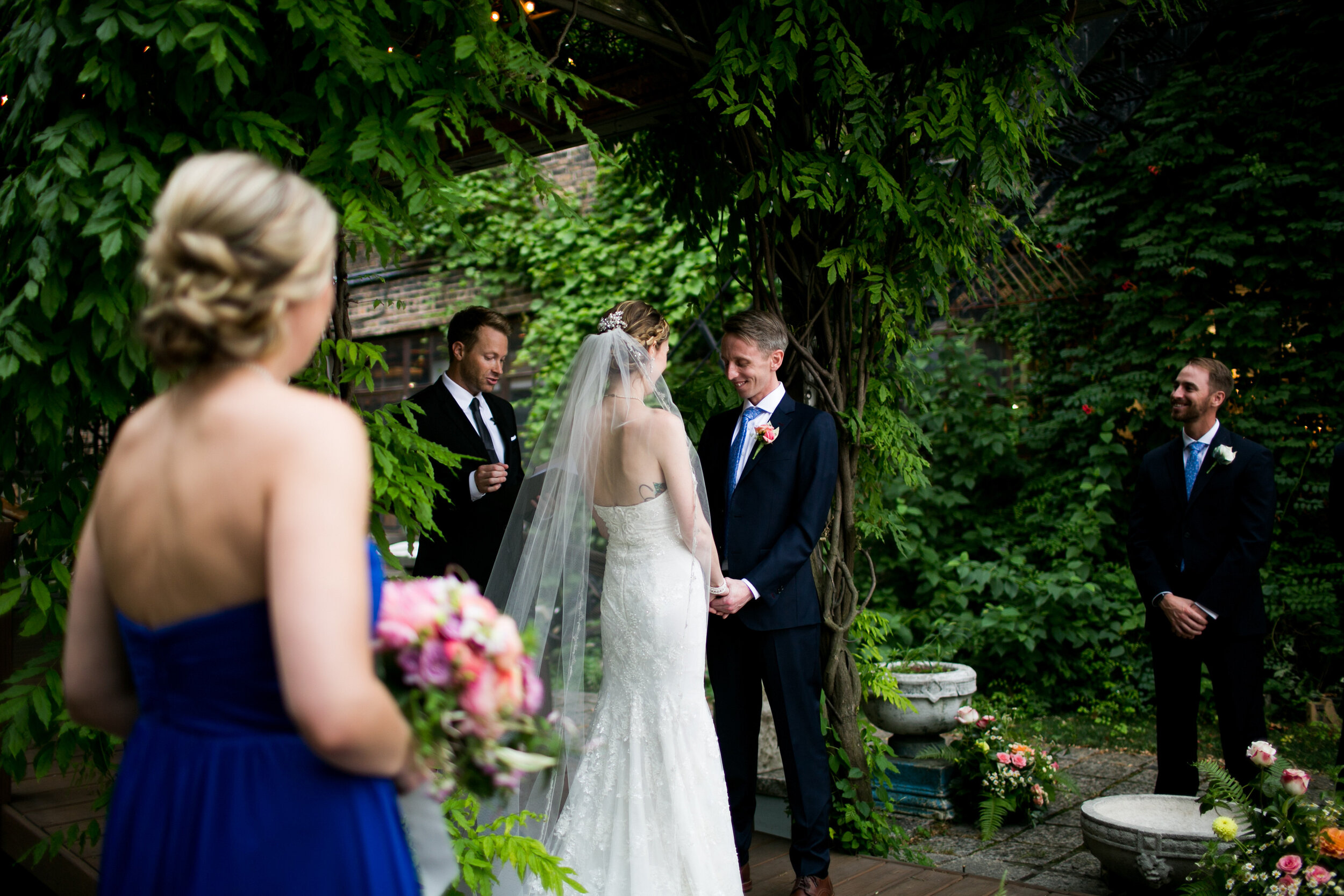 Vintage Romantic Wedding at Salvage One captured by Heather DeCamp Photography featured on CHI thee WED.