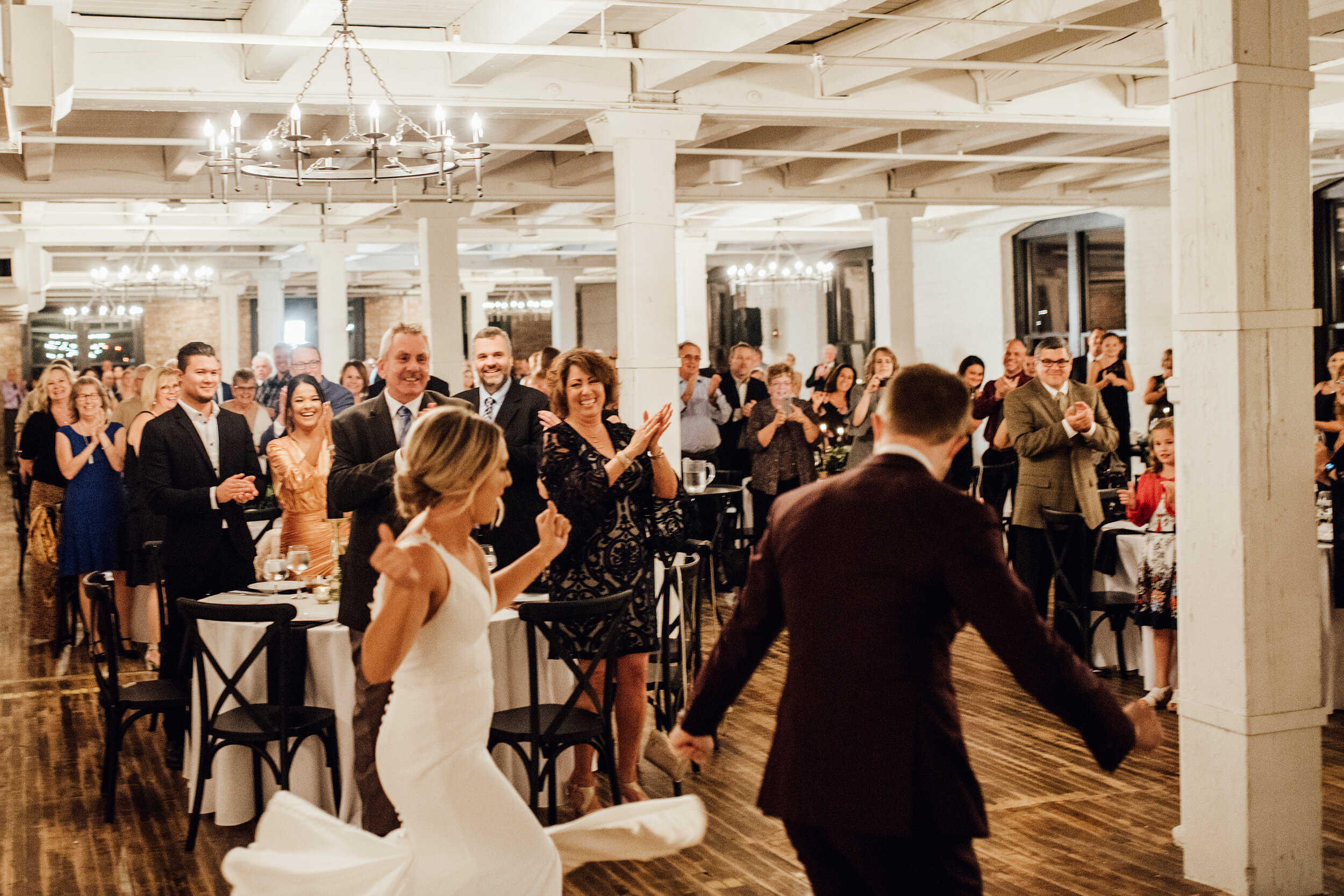 Clean &amp; Modern Fall Wedding at Company 251 featured on CHI thee WED