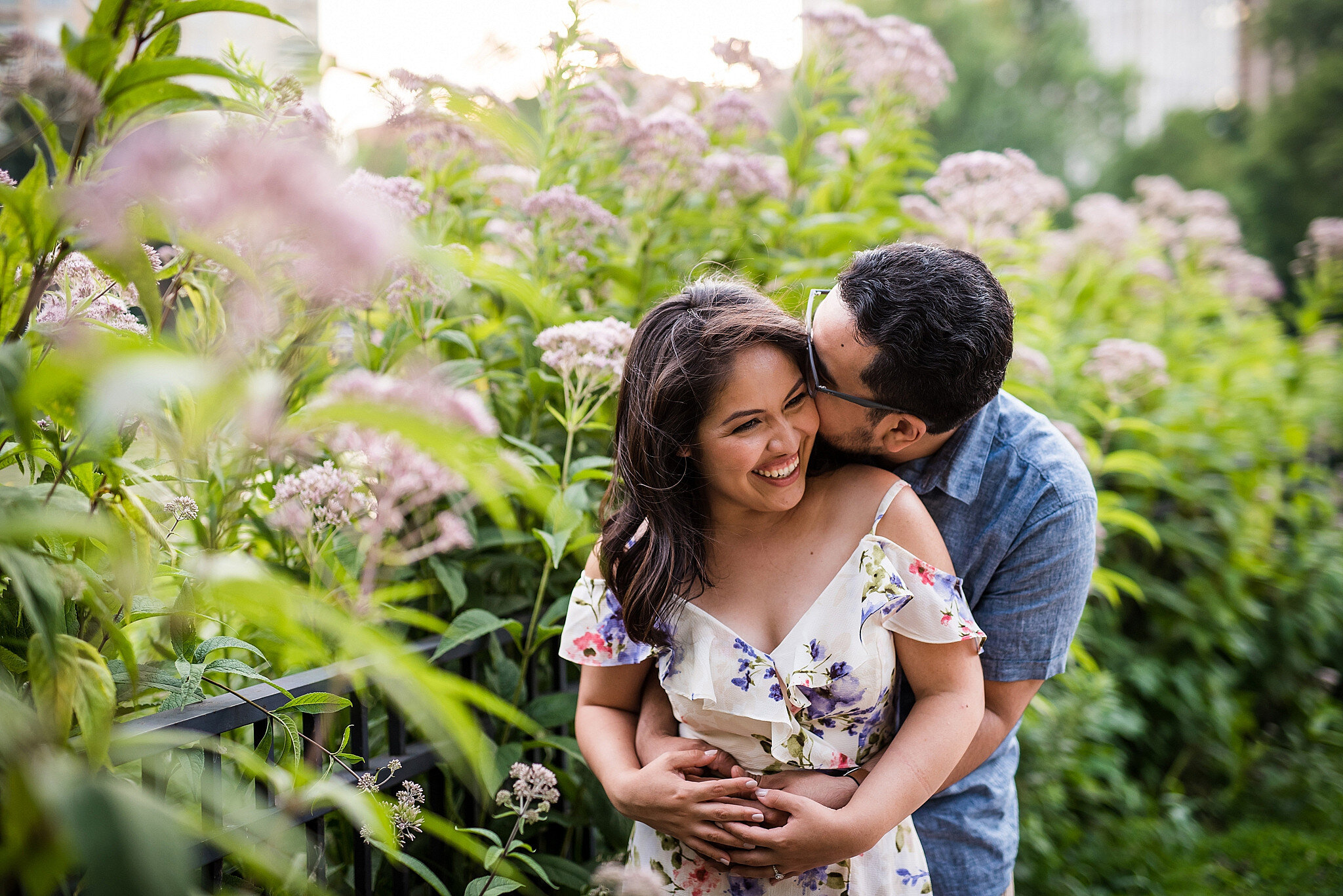 Flirty and Fun Summertime Chicago Engagement captured by Inspired Eye Photography featured on CHI thee WED
