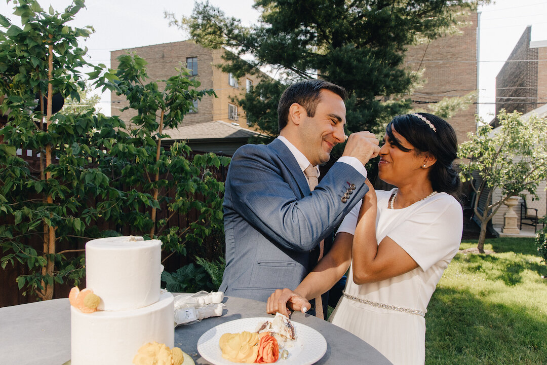 Intimate Backyard Styled Elopement with ElopeUp featured on CHI thee WED