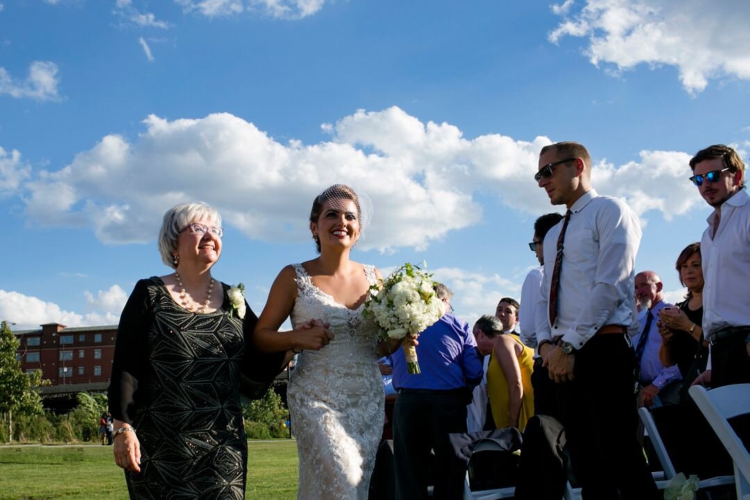 Alternative Chicago Wedding With a Water Taxi captured by Heather DeCamp Photography featured on CHI thee WED