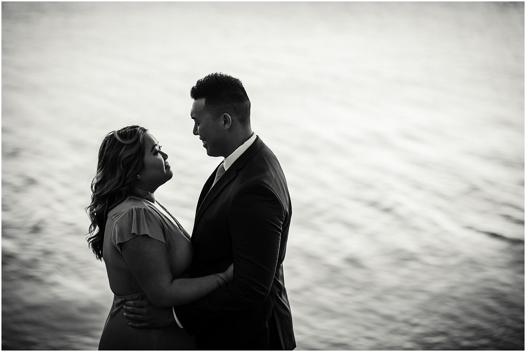 Romantic Chicago Sunrise Engagement Session captured by Inspired Eye Photography featured on CHI thee WED
