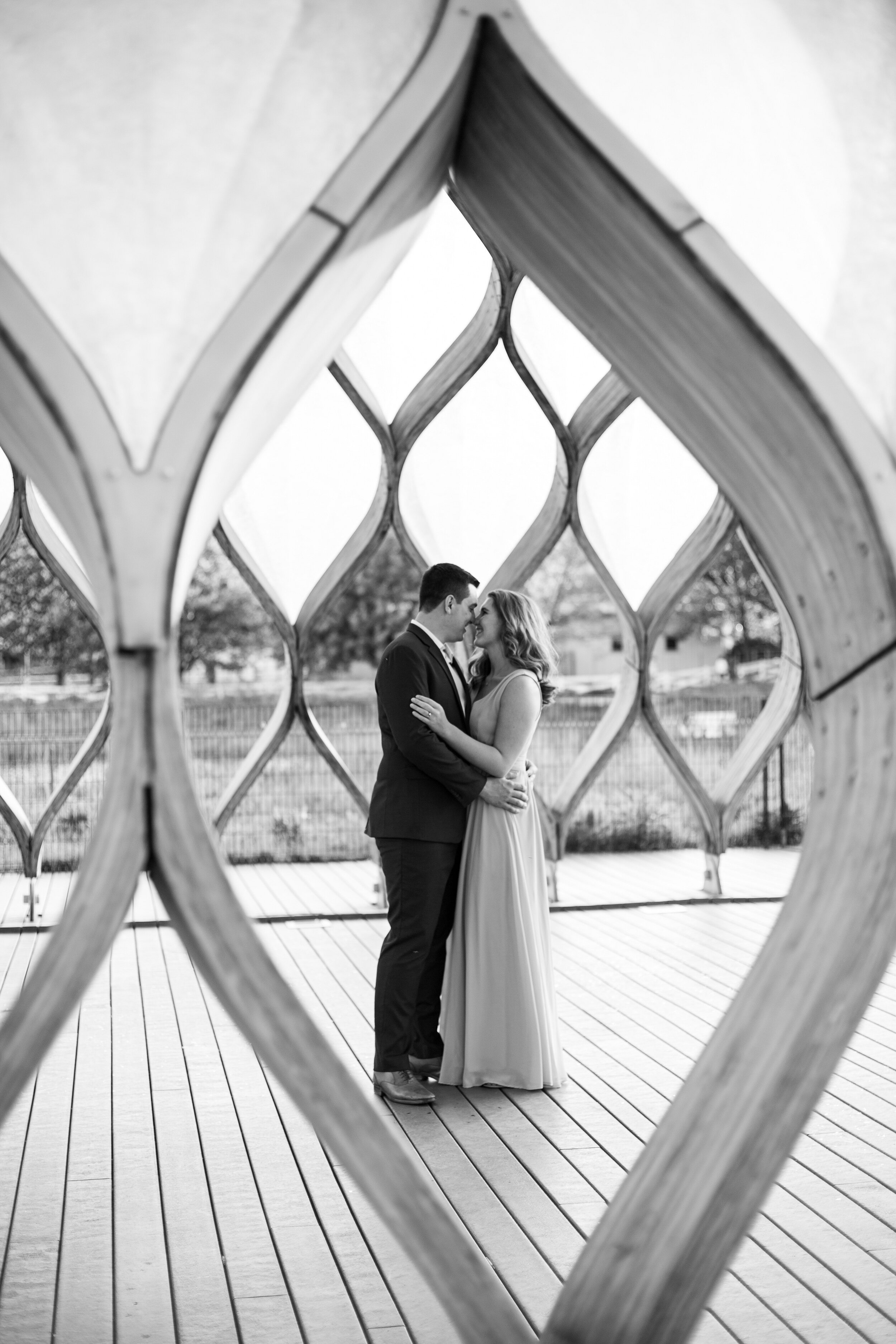 Scenic Chicago Engagement Session captured by Grace Rios Photography featured on CHI thee WED