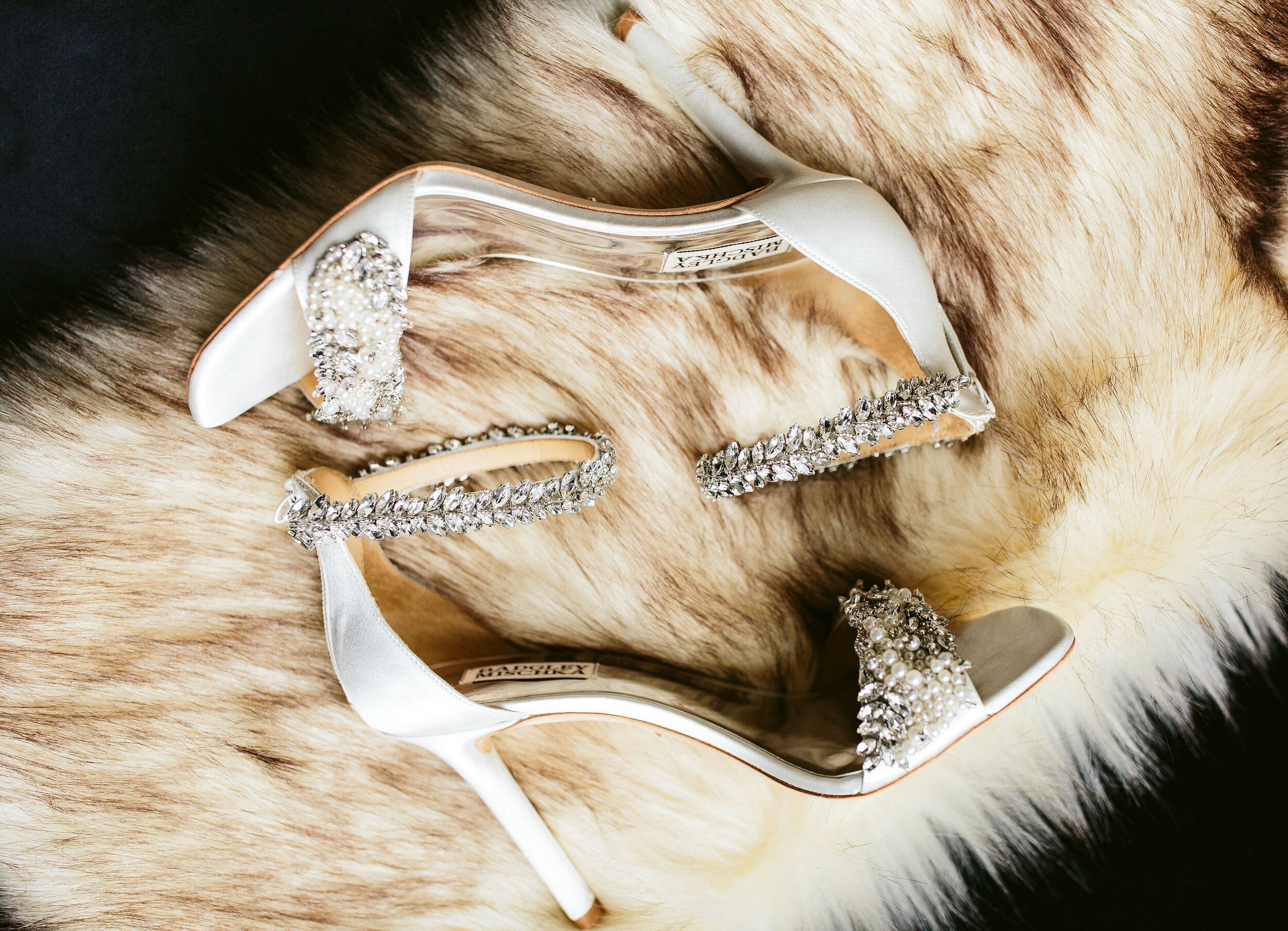 Embellished wedding shoes: Luxury Winter Wonderland Wedding at Company 251 featured on CHI thee WED