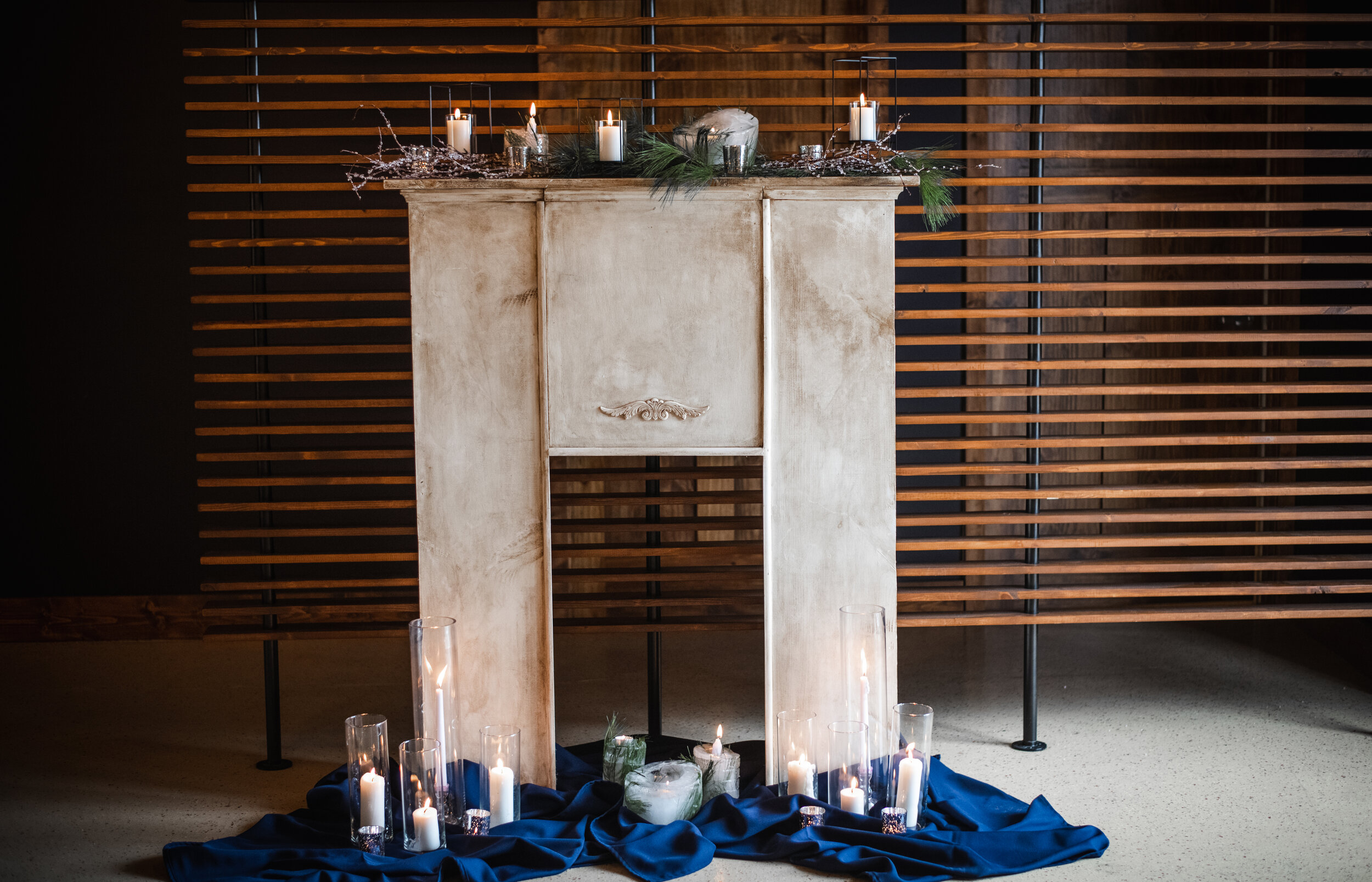 Classic Blue Winter Wedding Styled Shoot by Weddings by Danica featured on CHI thee WED